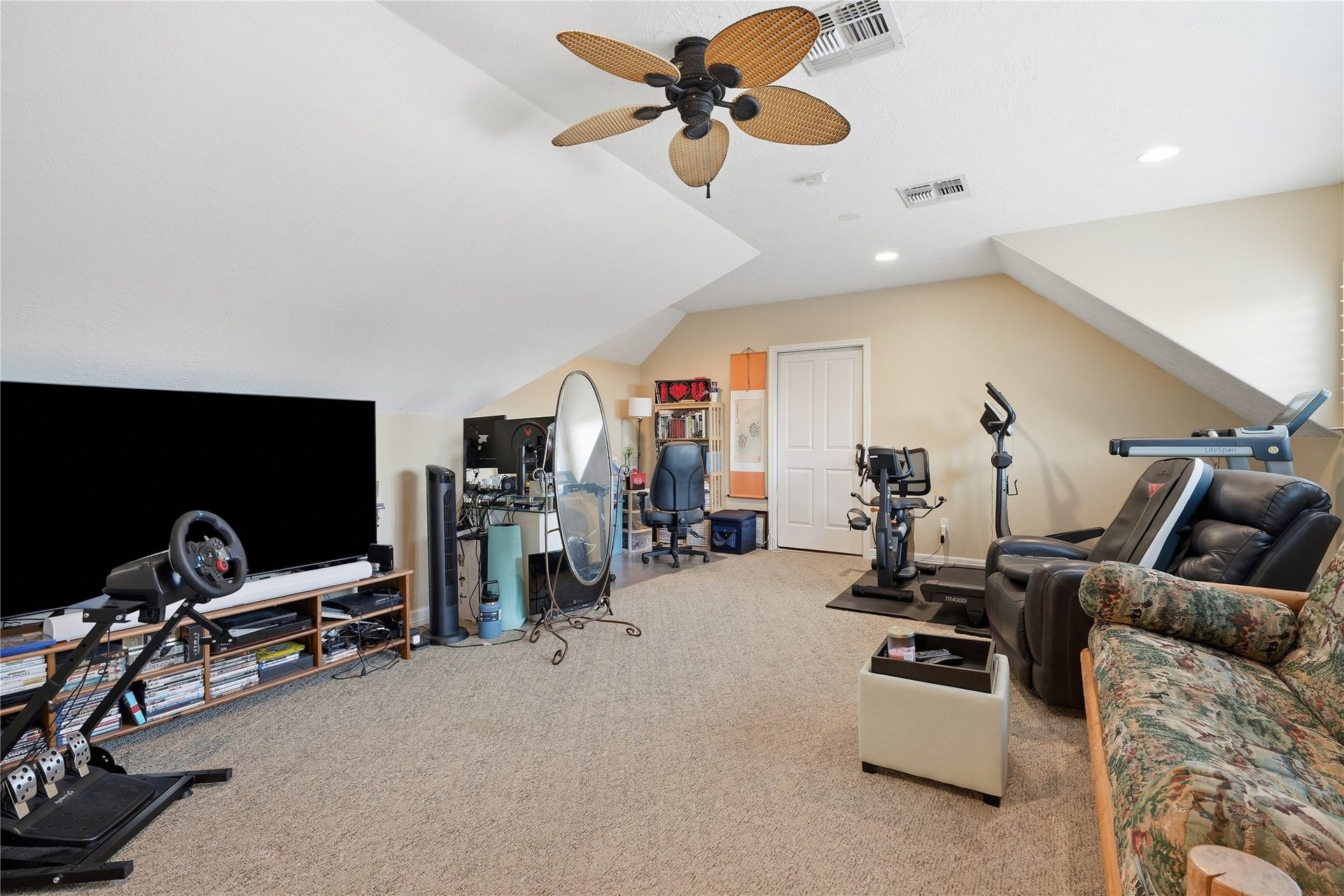 29101 Fm 1736 Road, Hempstead, TX 77445 MASSIVE UP-STAIRS GAMEROOM WITH ADDITIONAL 2 ATTIC SYSTEM FOR EXTRA STORAGE