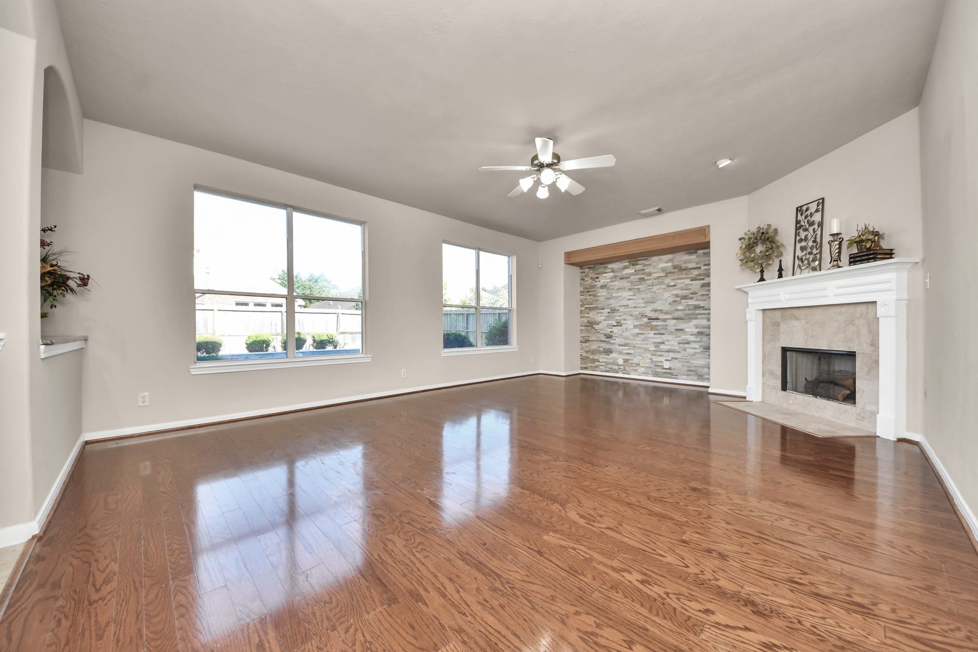 17418 Memorial Mills Drive, Spring, TX 77379 Breathtaking view of the sparkling pool seen from the comfort of your living area!
