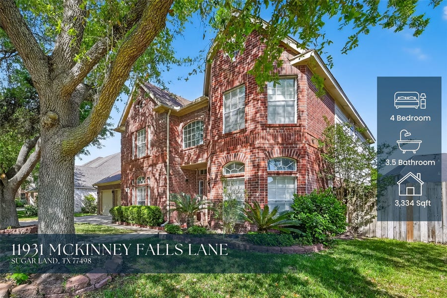 Property photo for 11931 Mckinney Falls Lane, Sugar Land, TX