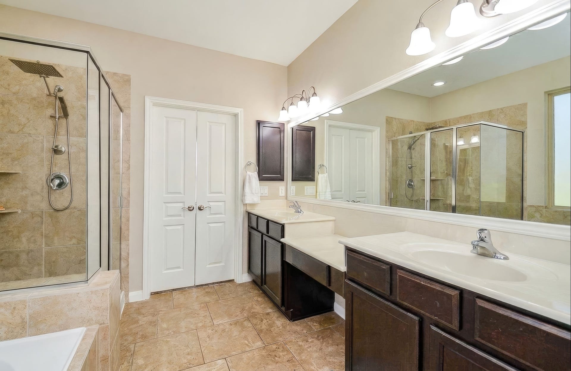 19802 Mulberry Pine Lane, Cypress, TX 77429 View of the French doors leading into the primary bathroom.