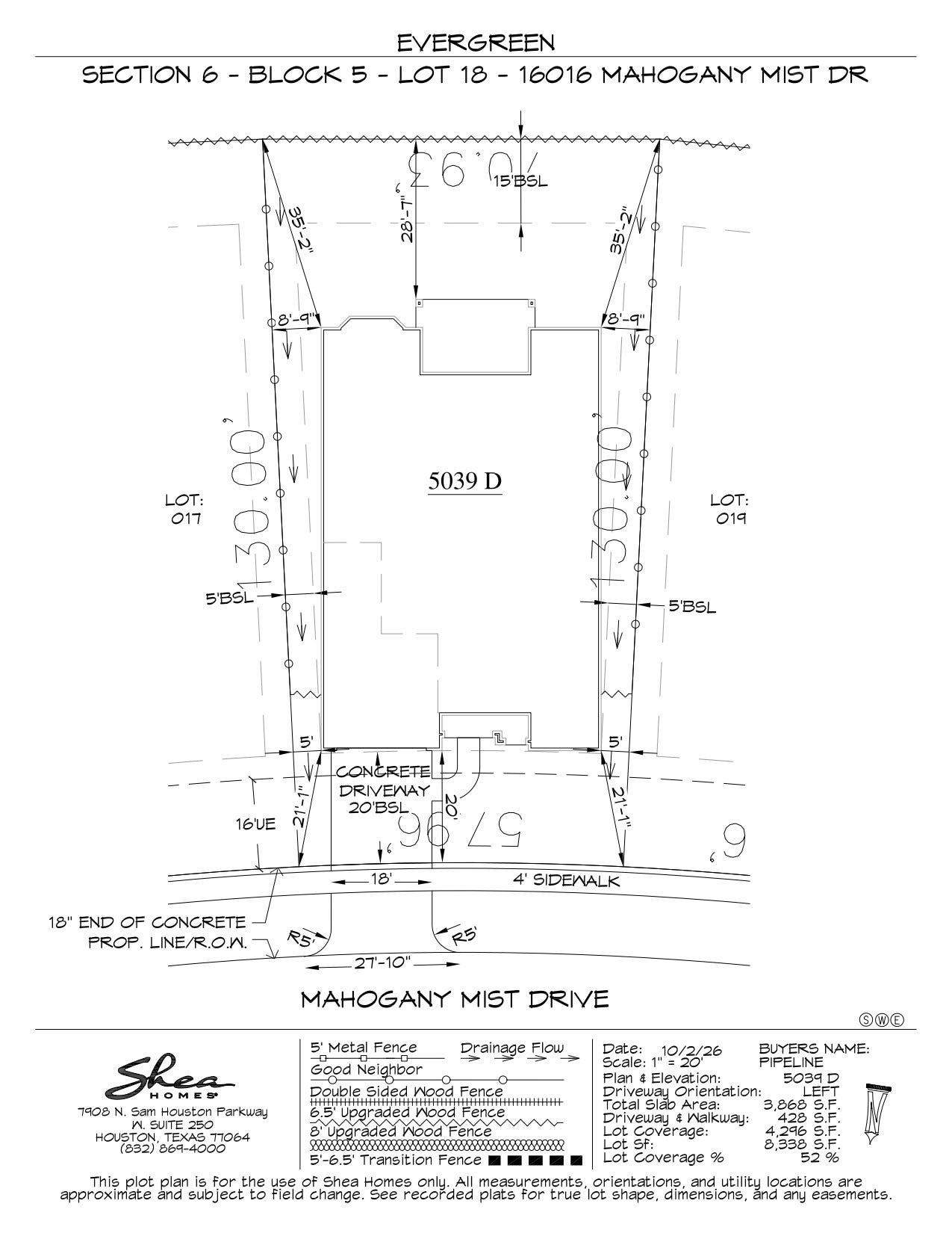 16016 Mahogany Mist Drive, Conroe, TX 77302