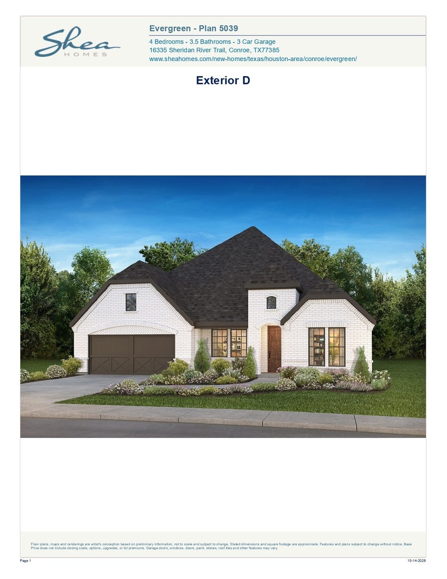Property photo for 16016 Mahogany Mist Drive, Conroe, TX