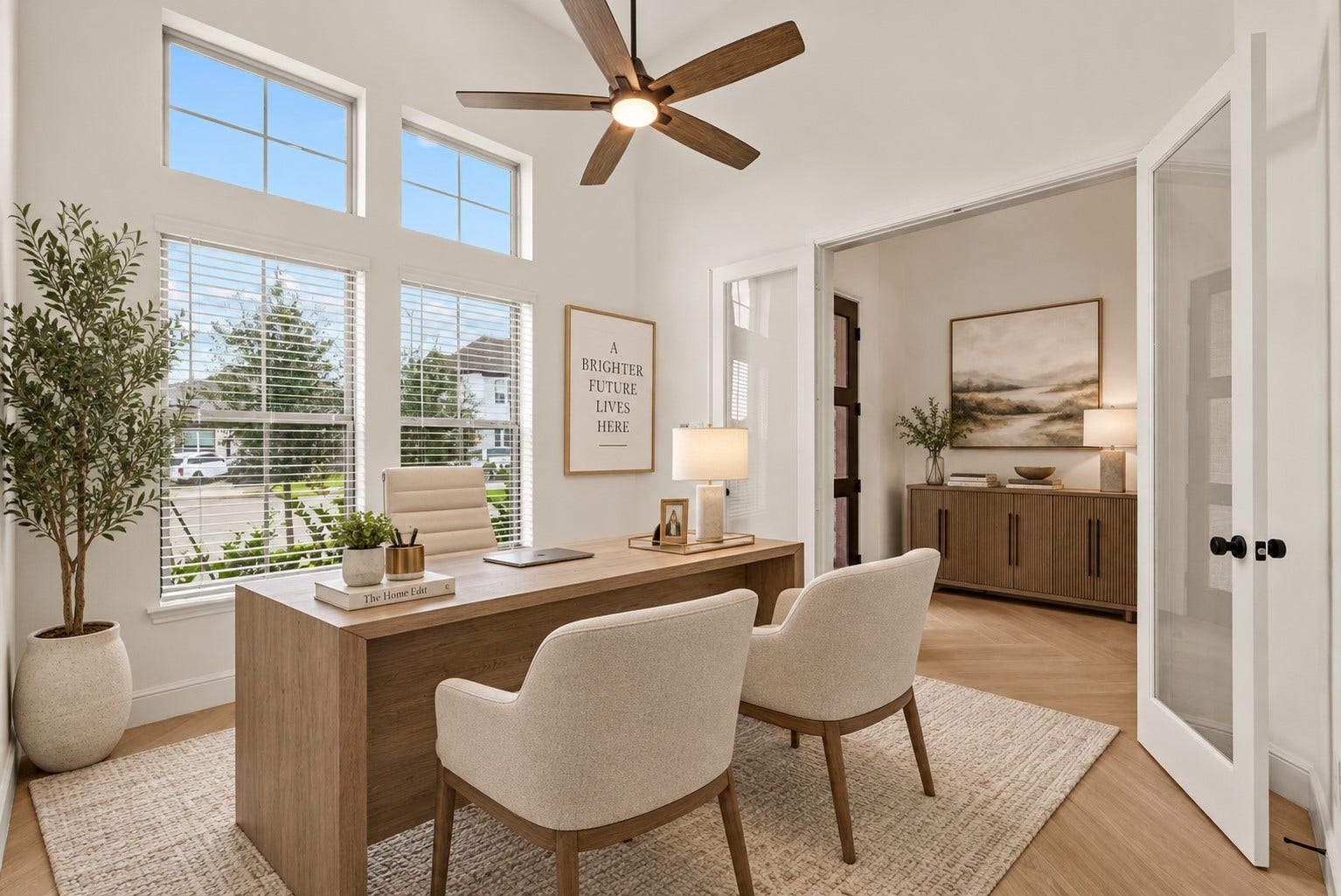 3013 Shelly Bayou Court, League City, TX 77573 Home office with French doors