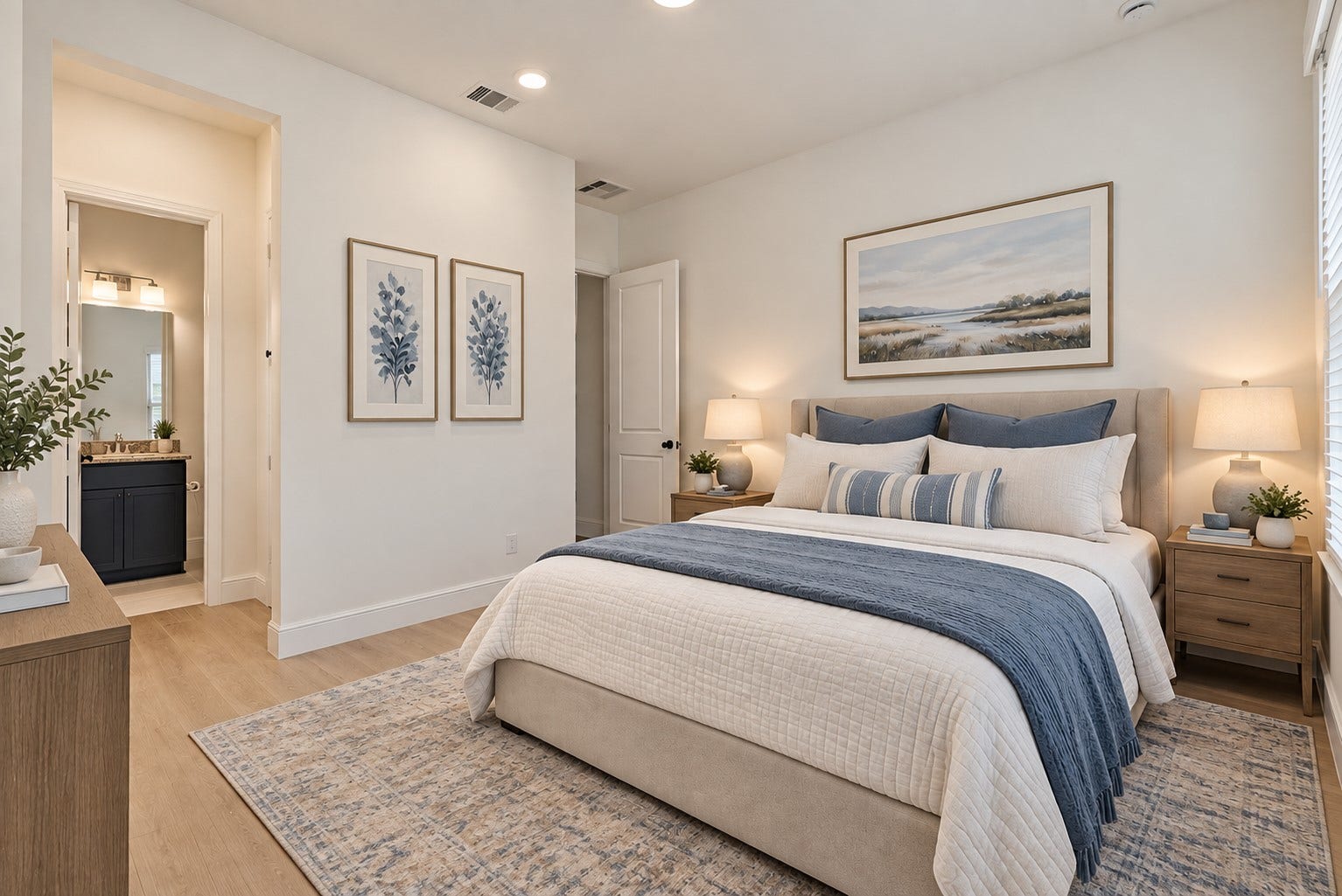 3013 Shelly Bayou Court, League City, TX 77573 Second downstairs bedroom with a private en-suite bath