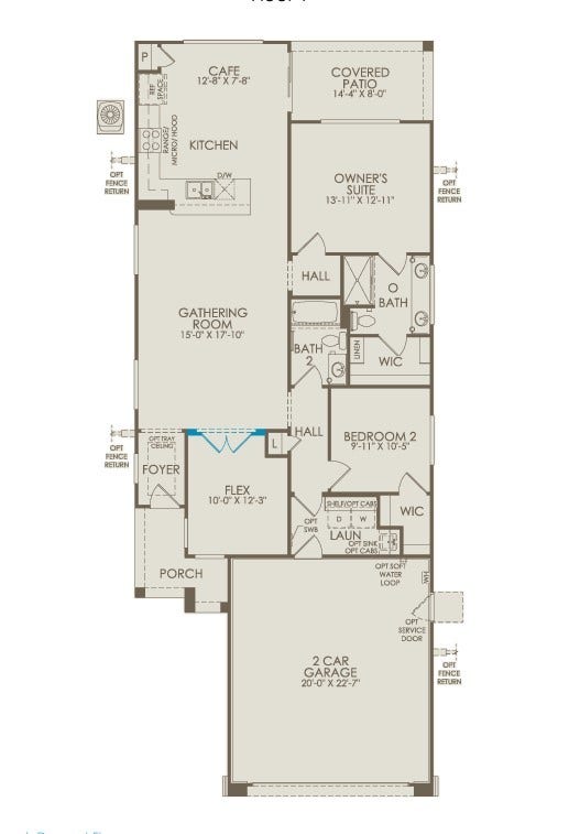 2903 Bur Oak Court, Richmond, TX 77469 Pine Springs Floor Plan