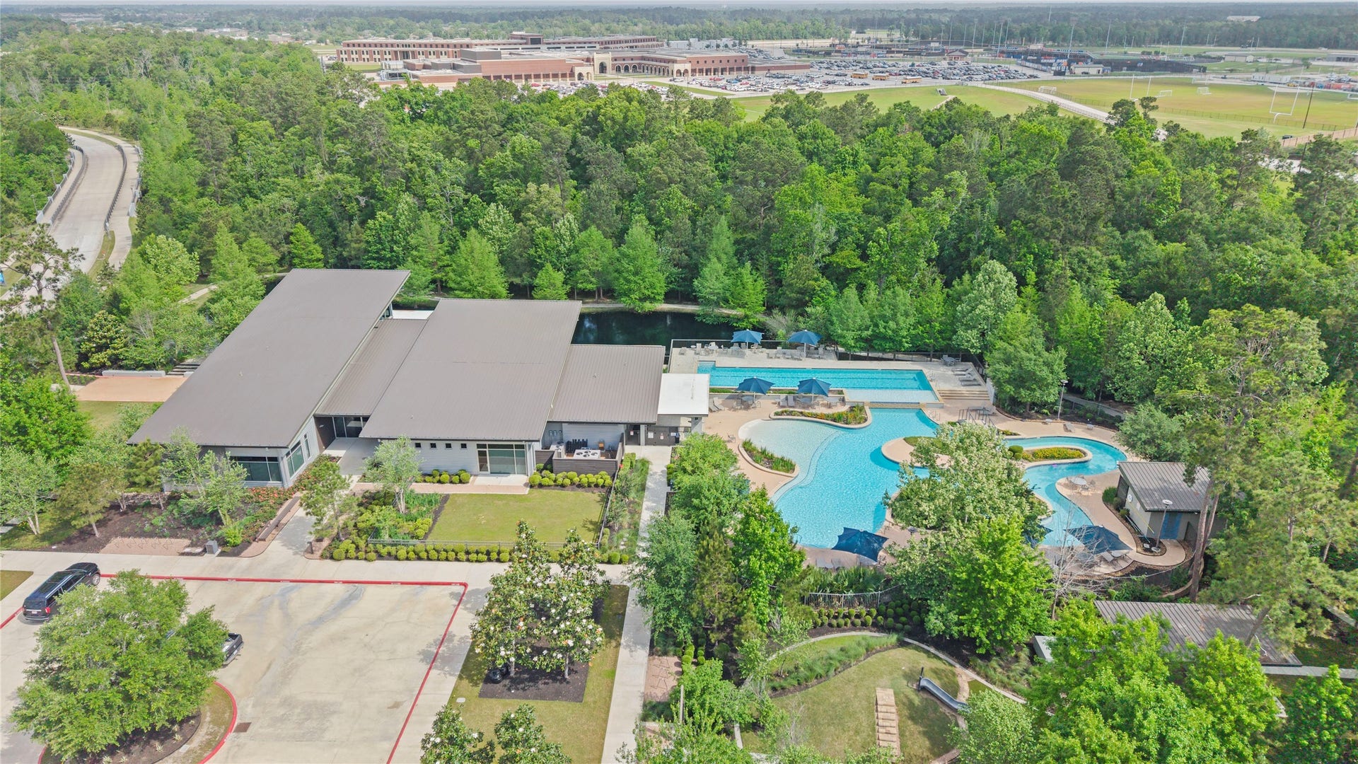 28155 Briarwood Pass, Spring, TX 77386 Enjoy resort-style amenities: pool, tennis courts, parks, playgrounds, trails and more.