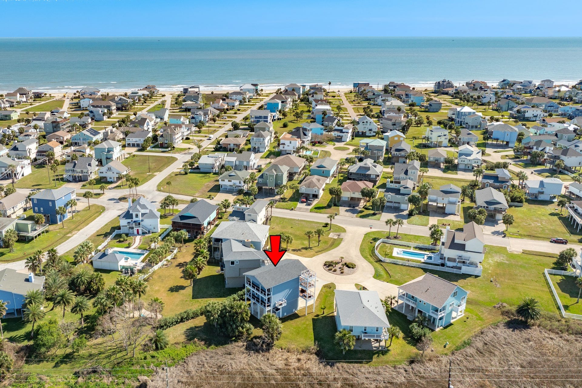 3903 Pirates Beach Blvd Court, Galveston, TX 77554 Hop in your golf cart for a short cruise around Pirates Beach and down to the beach.