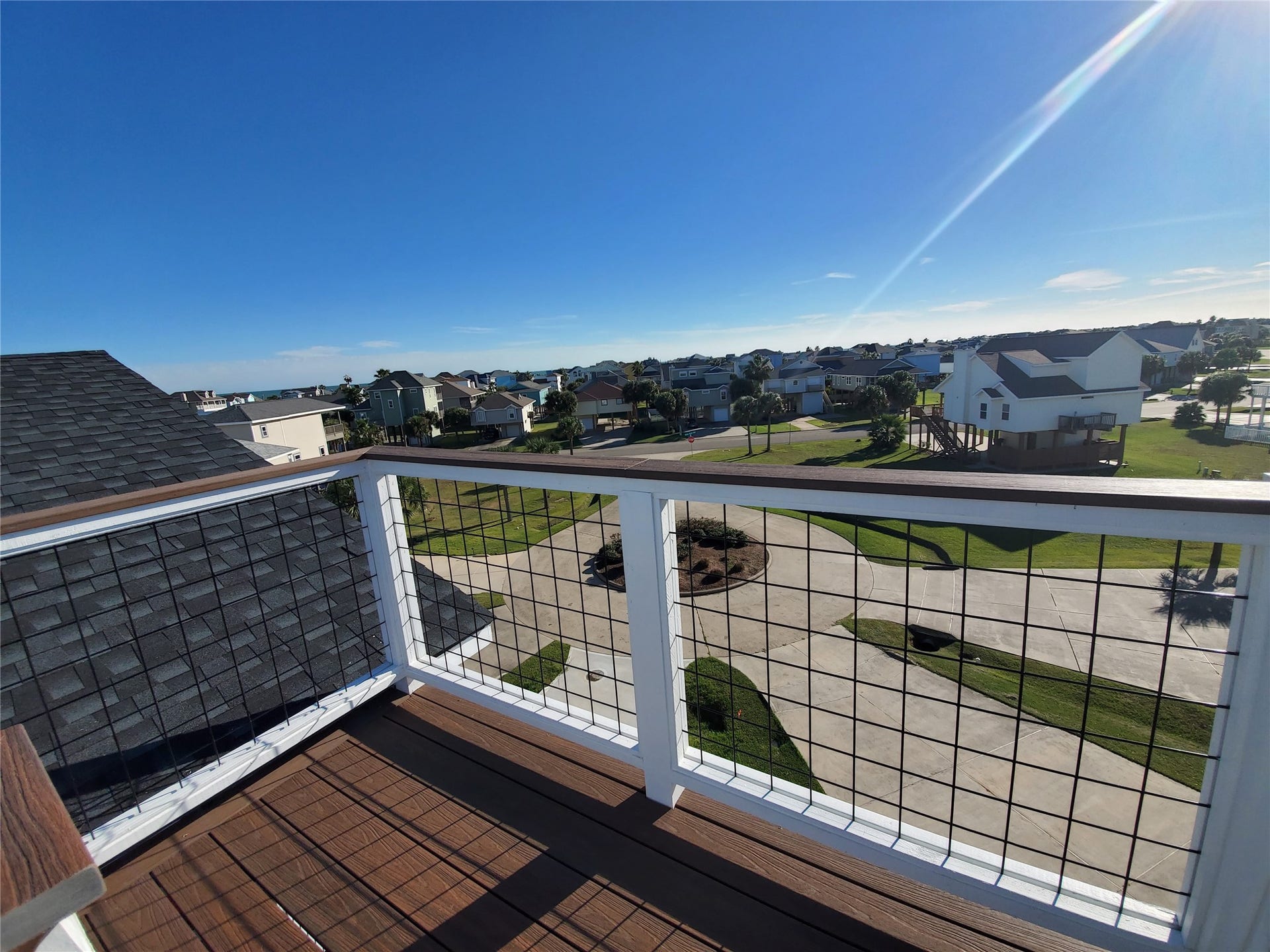 3903 Pirates Beach Blvd Court, Galveston, TX 77554 Looking south towards the Gulf.