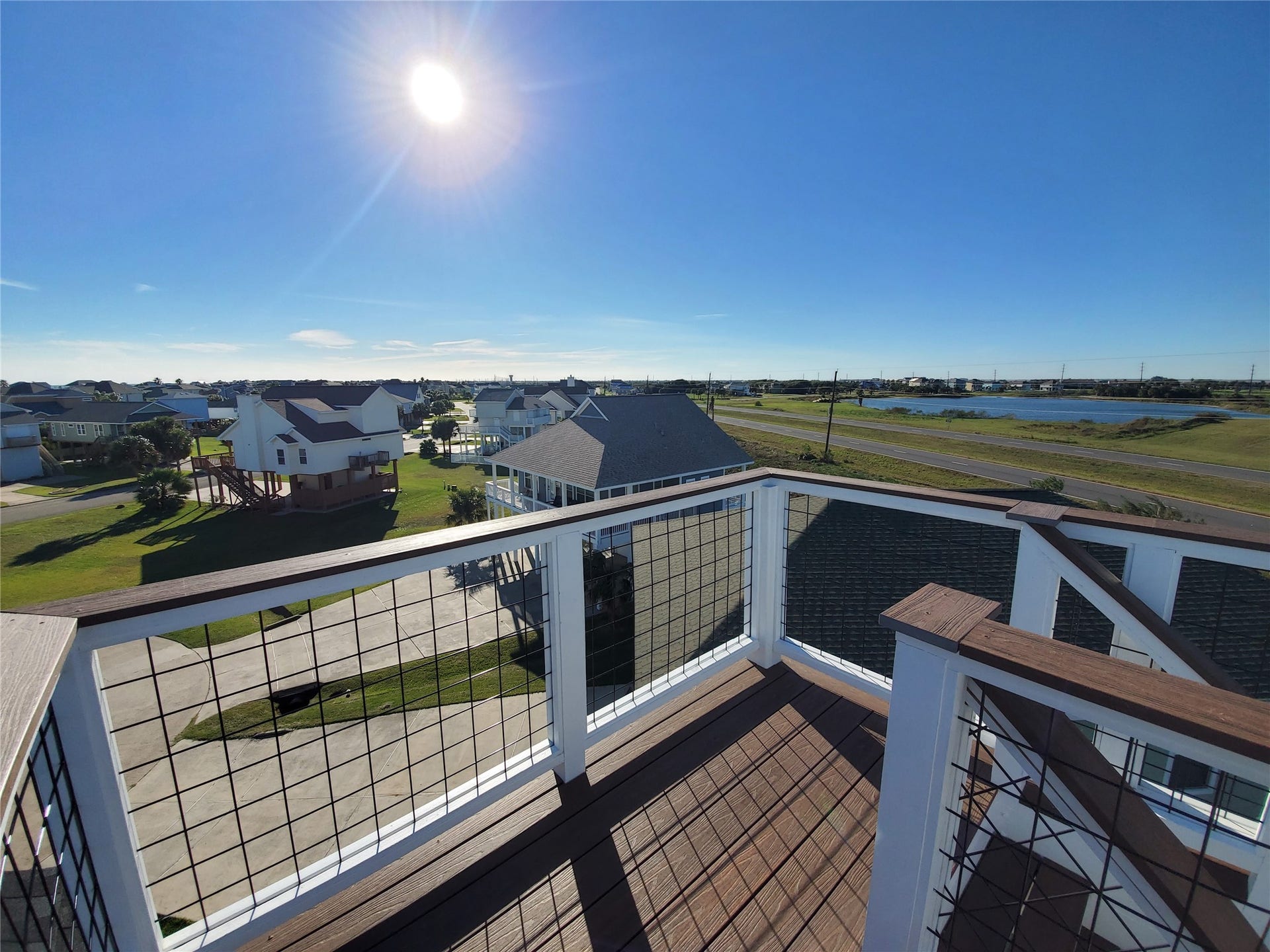 3903 Pirates Beach Blvd Court, Galveston, TX 77554 Looking north towards the bay.