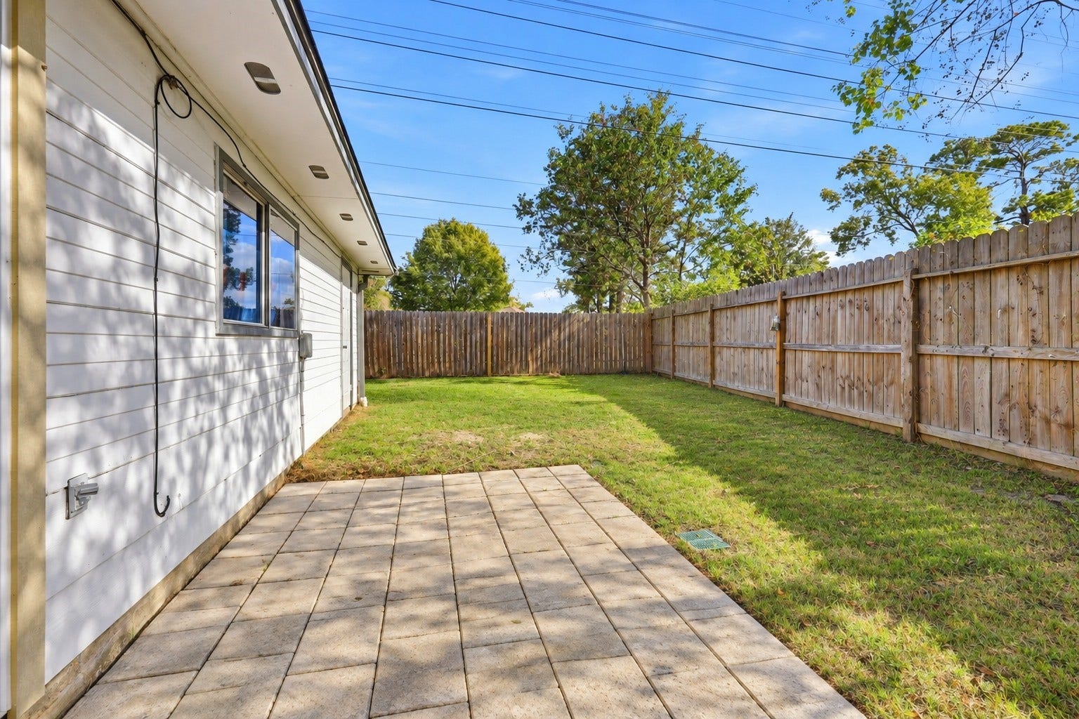 5421 Diane Court, Spring, TX 77373 Fully fenced backyard.
