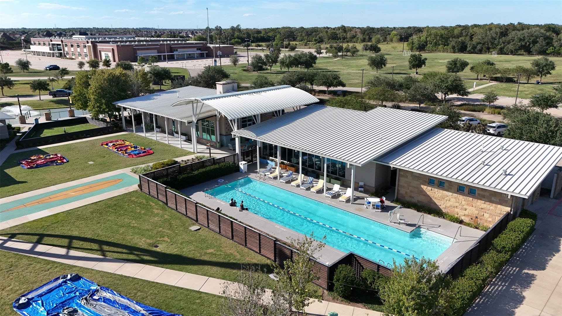 3707 Amoroso Drive, Iowa Colony, TX 77583 Prefer to get your laps in? This community pool offers a spot to keep moving.