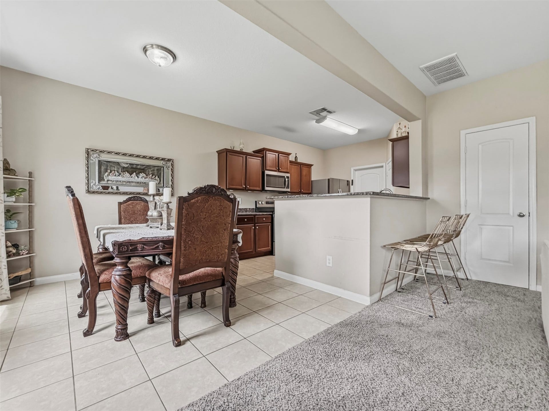 419 Turquoise Trade Drive, La Marque, TX 77568 The Dining Room and Kitchen are directly behind the Living Room.