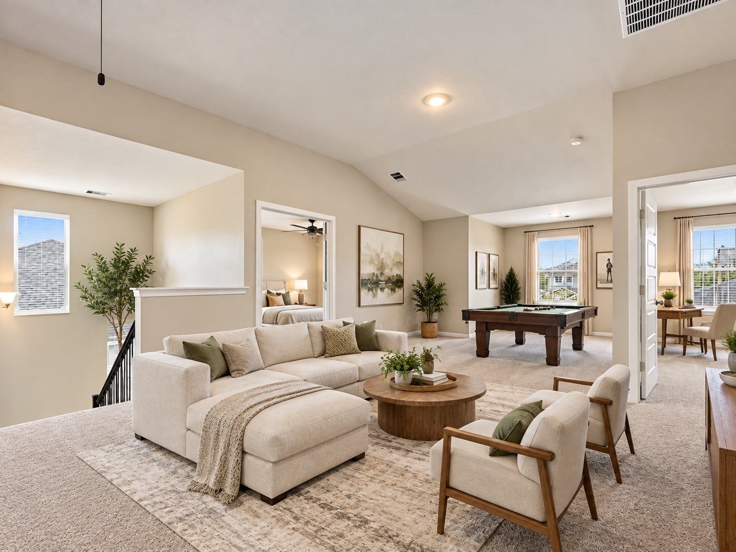 17795 Mill Manor Drive, Conroe, TX 77316 Virtually staged.Furniture and decor are digitally added.