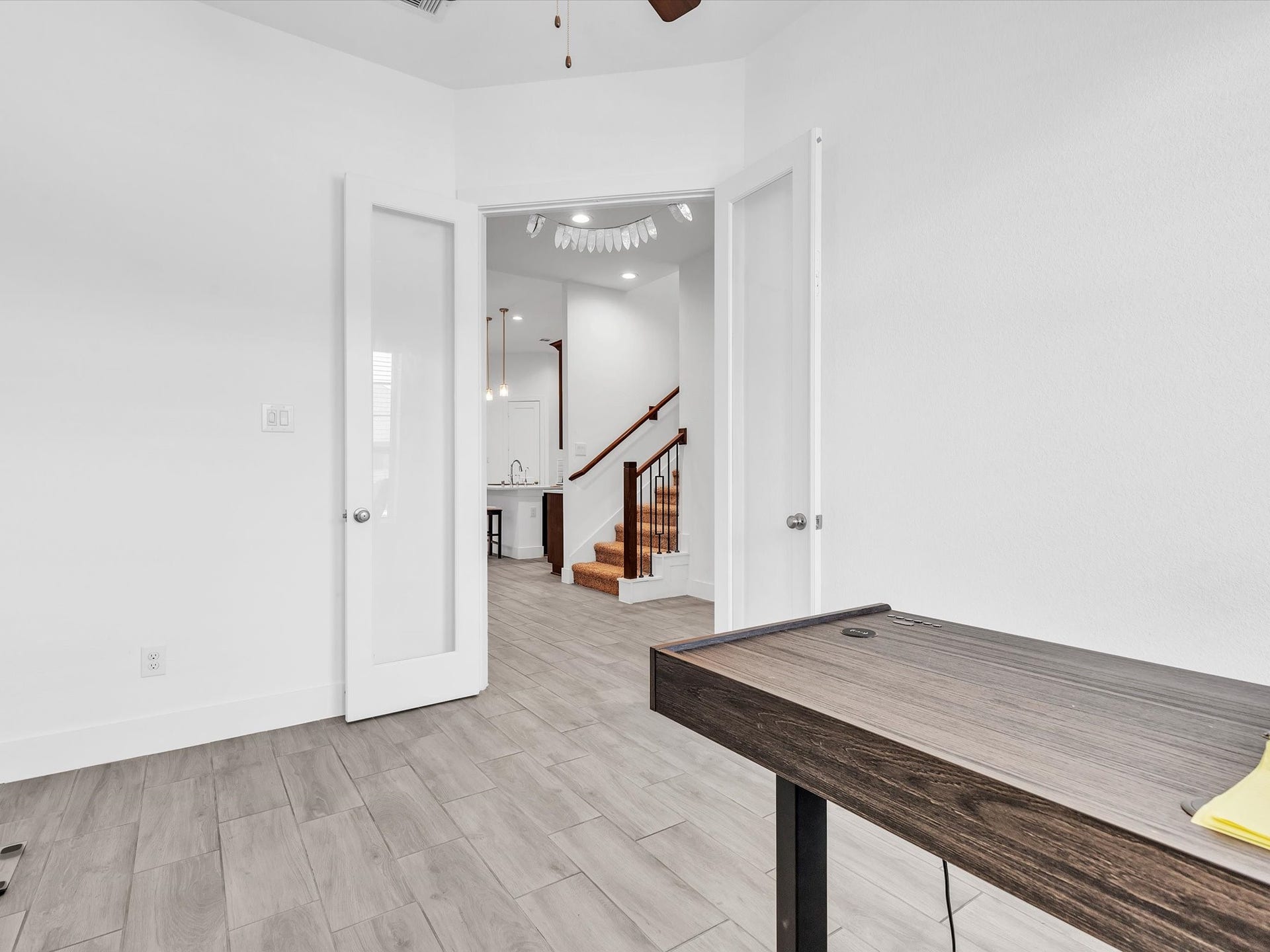 10718 Hidden Rock Drive, Missouri City, TX 77459 French doors give the private study added separation while keeping it connected to the heart of the home, creating a flexible space for work, hobbies or a quiet retreat.