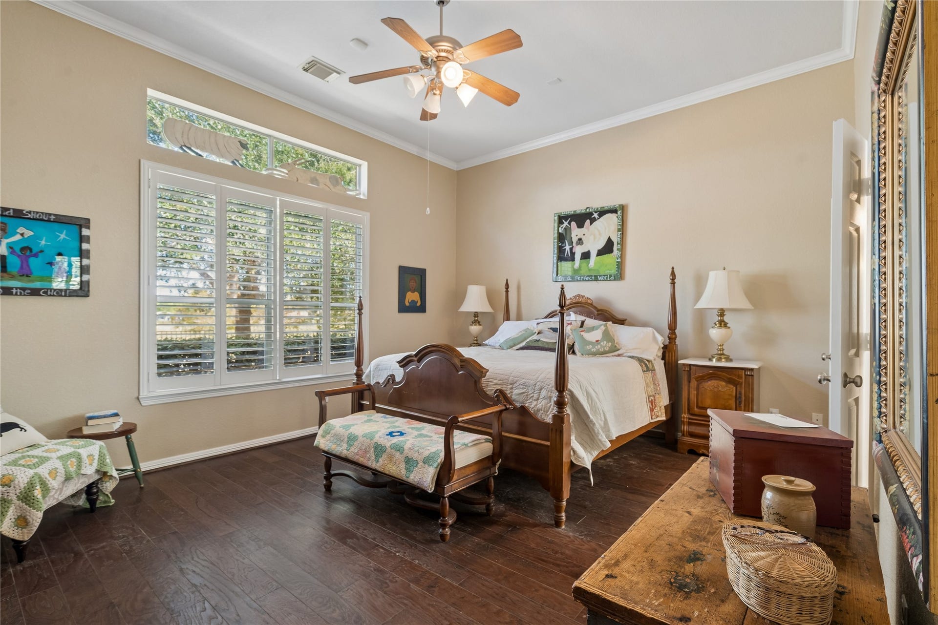2805 Catalina Shores Drive, Pearland, TX 77584 Primary Bedroom with Lake View