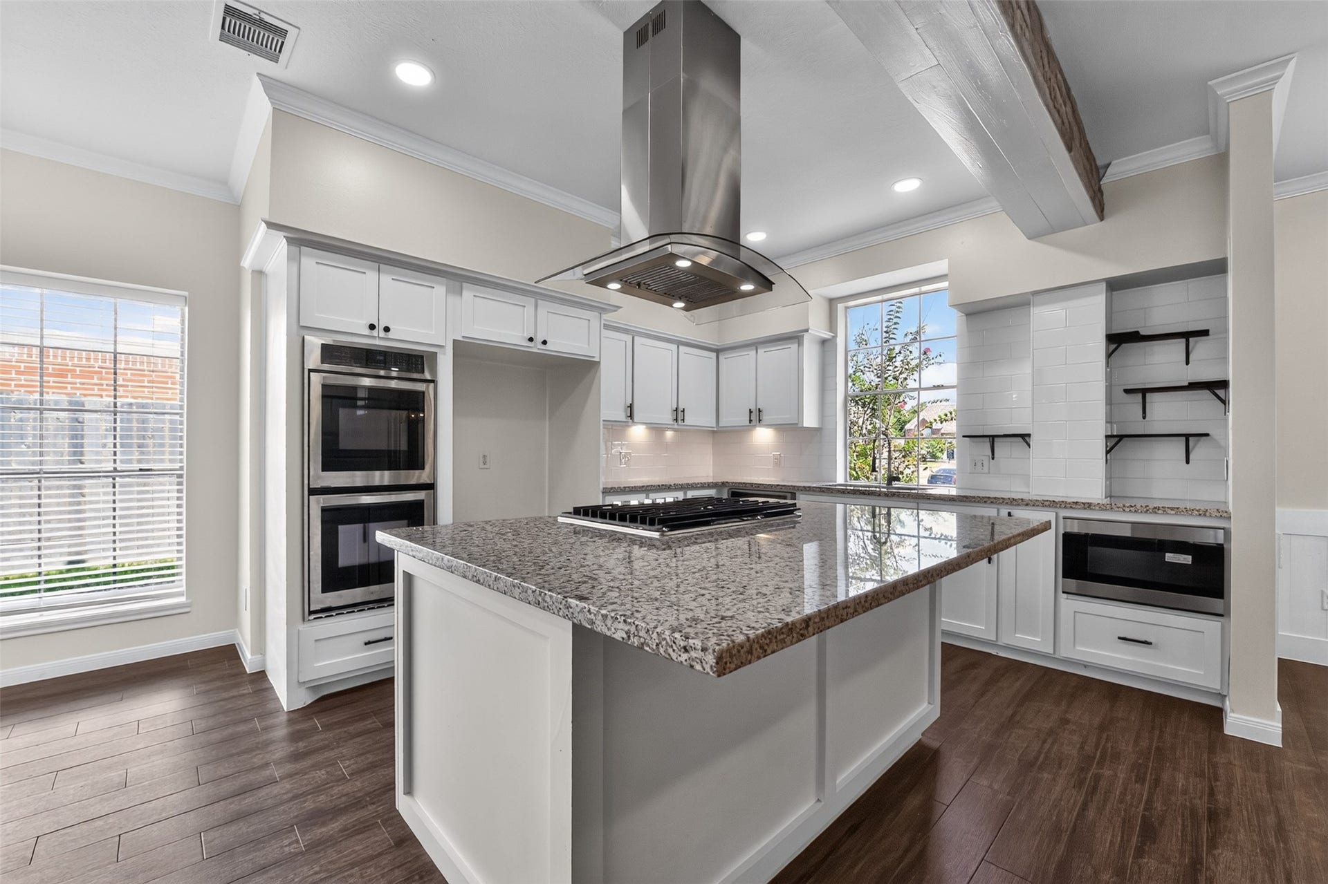 Kitchen with island.