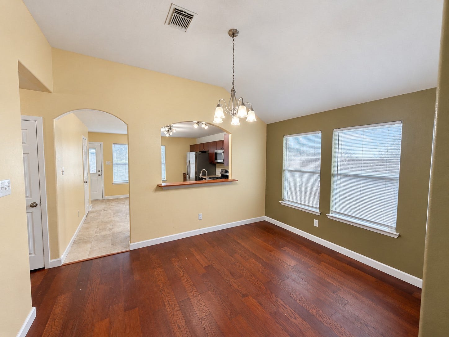 Formal dining and eat in kitchen