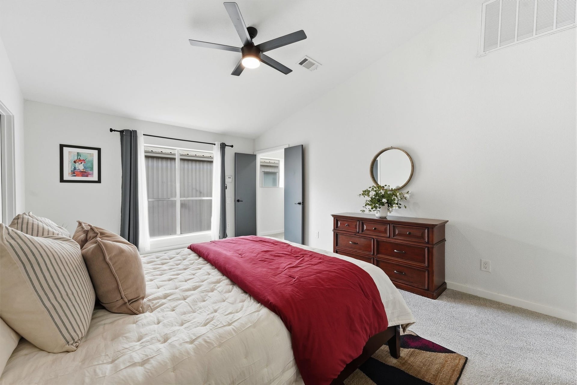 Alternate view of the primary bedroom.