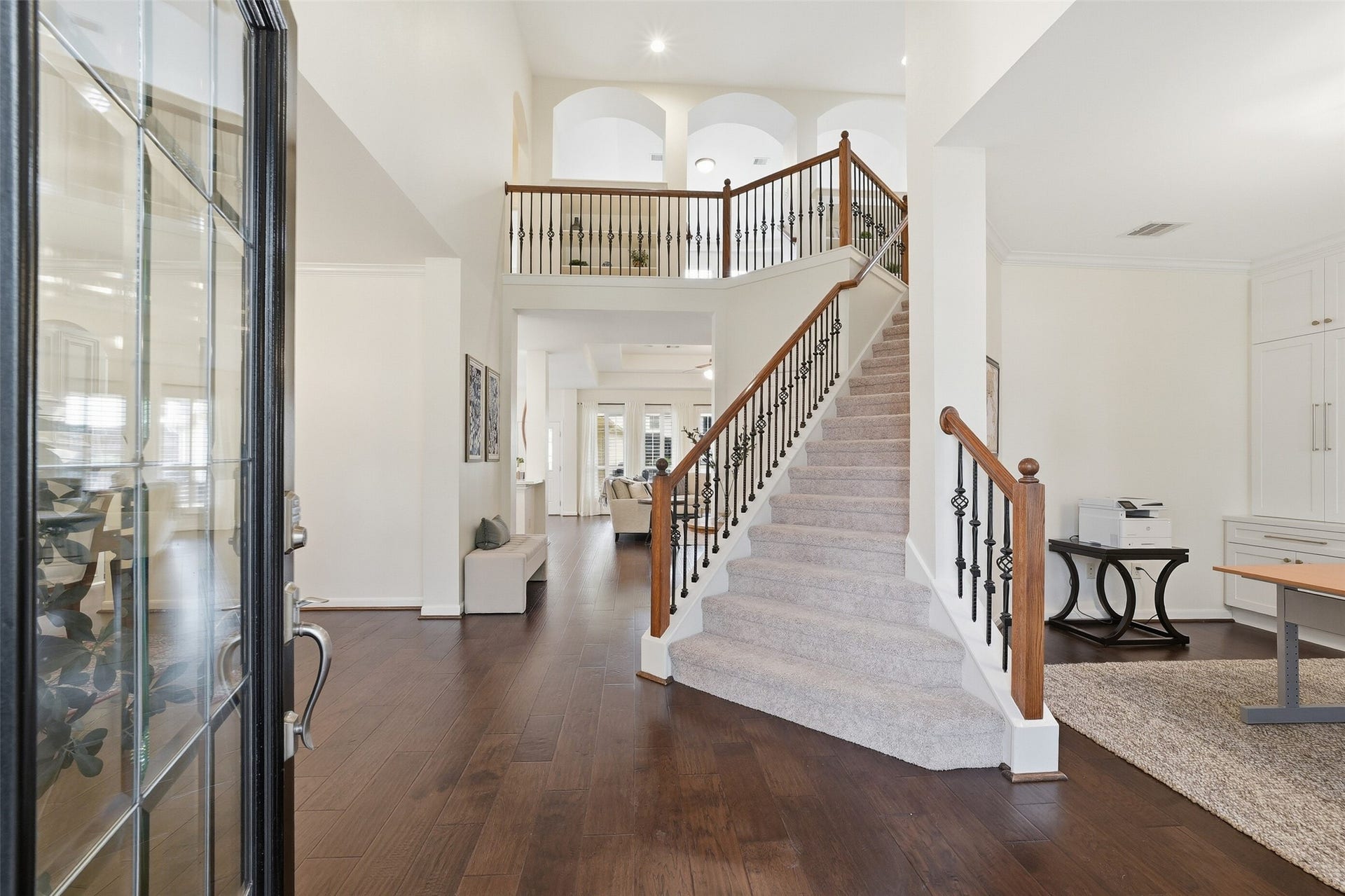 2815 Golden Larch Drive, Katy, TX 77494 Upon entering the front door you will find a thoughtfully renovated home office to the right and expansive dining room to the left.