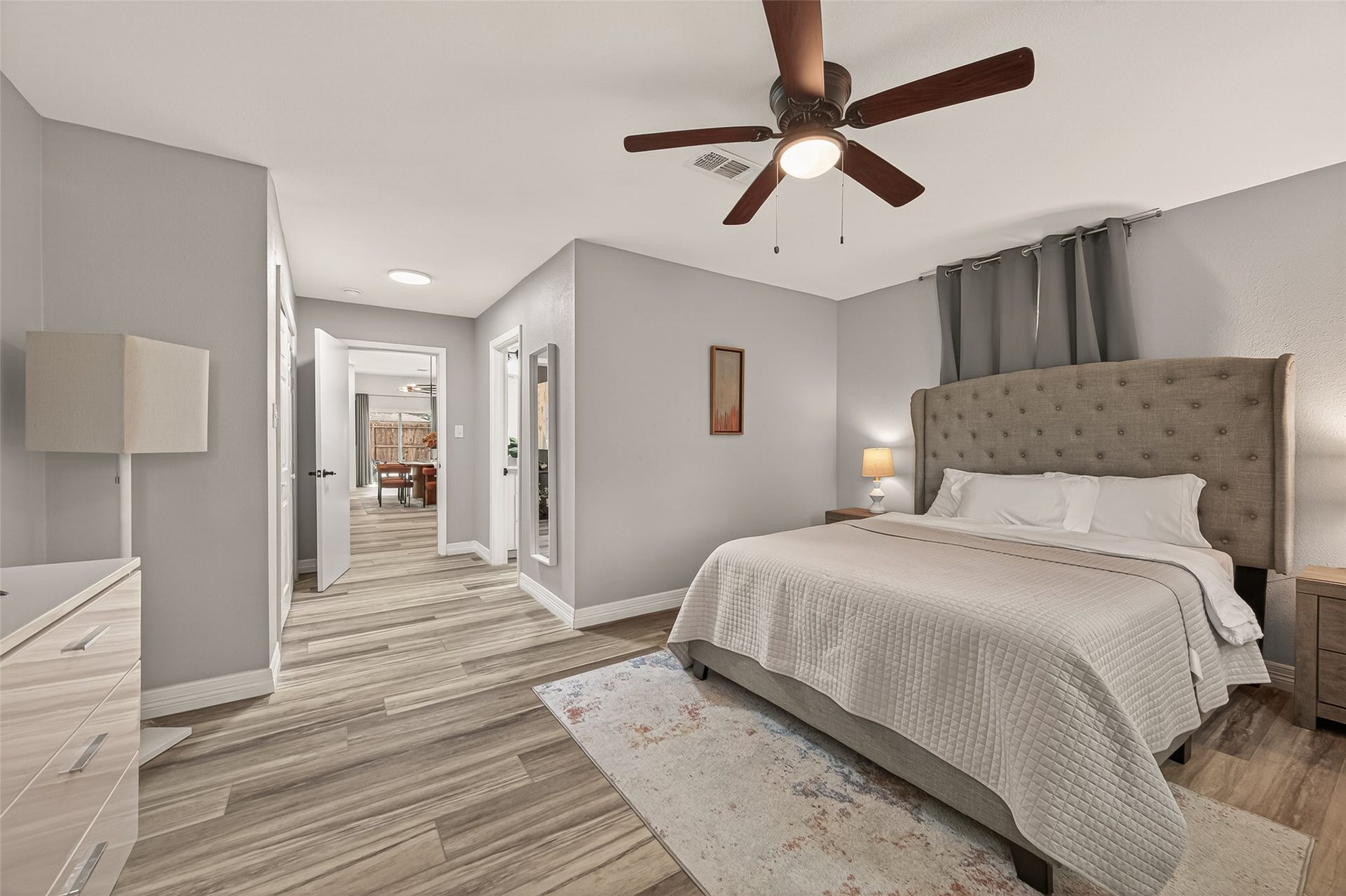 5422 Valerie Street, Bellaire, TX 77401 The bedrooms feature generous proportions filled with natural light, offering a spacious and versatile setting ready to be customized to fit your lifestyle.
