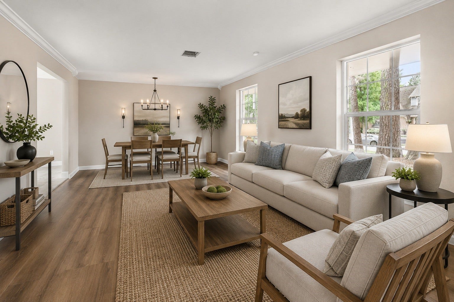 Virtually Staged Flex Room