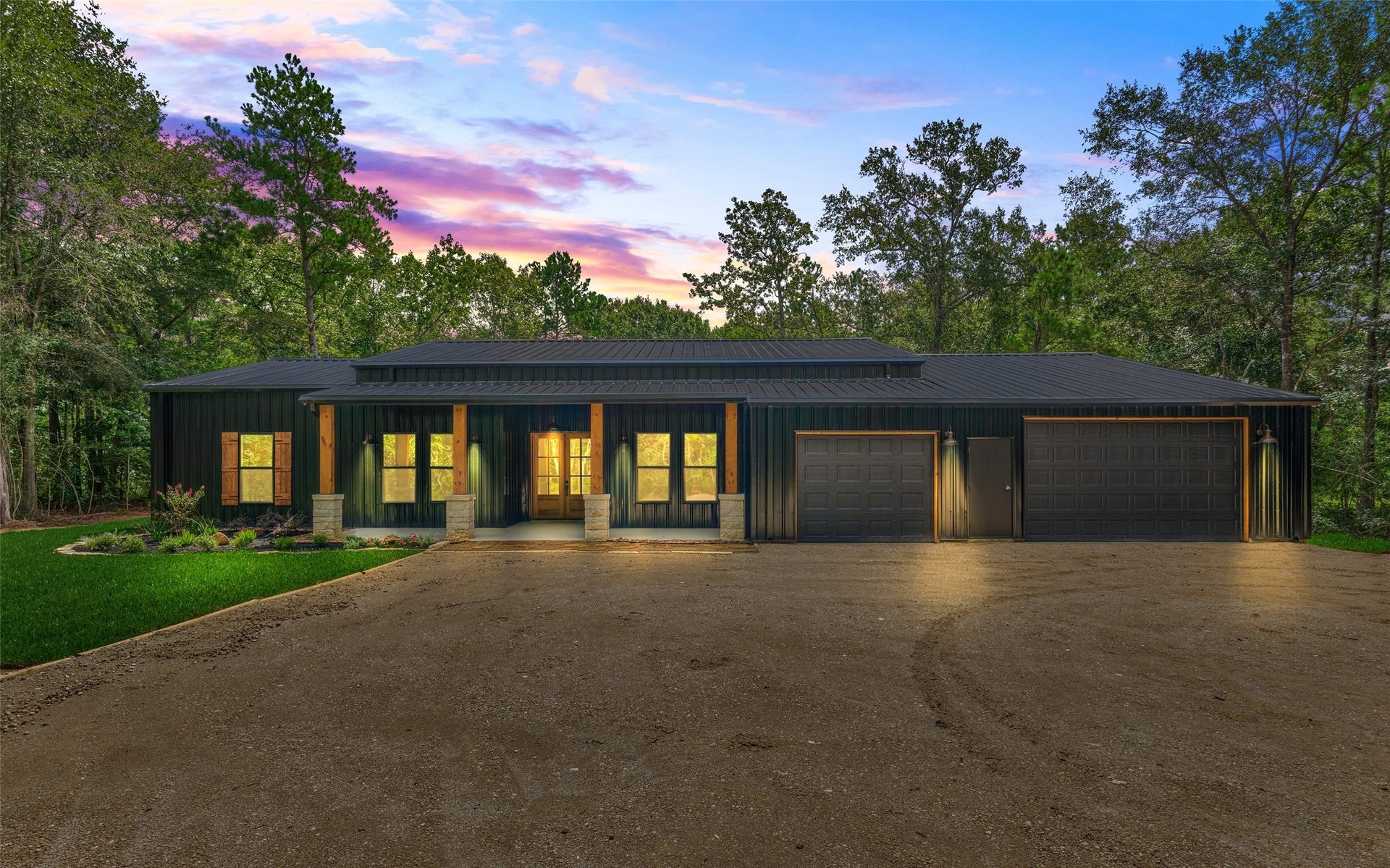 Welcome home to this secluded barndominium situated on a 2.6 acre lot!