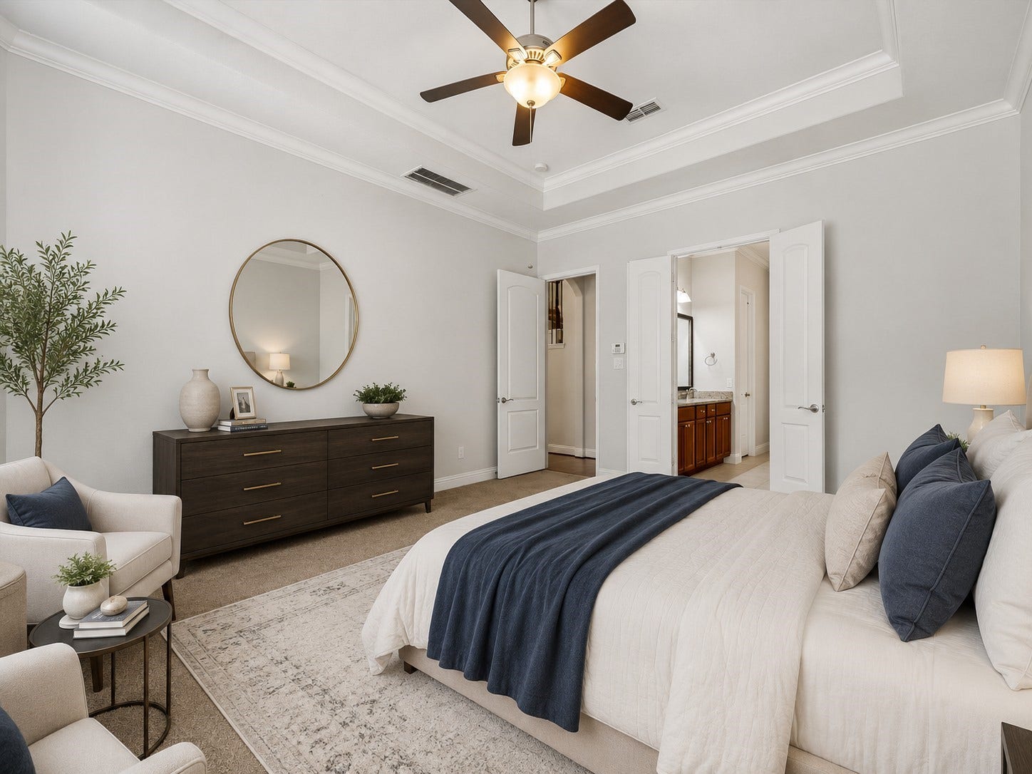 11127 Glasgill Court, Richmond, TX 77407 Generously sized bedroom offering comfort and privacy (Virtually Staged)