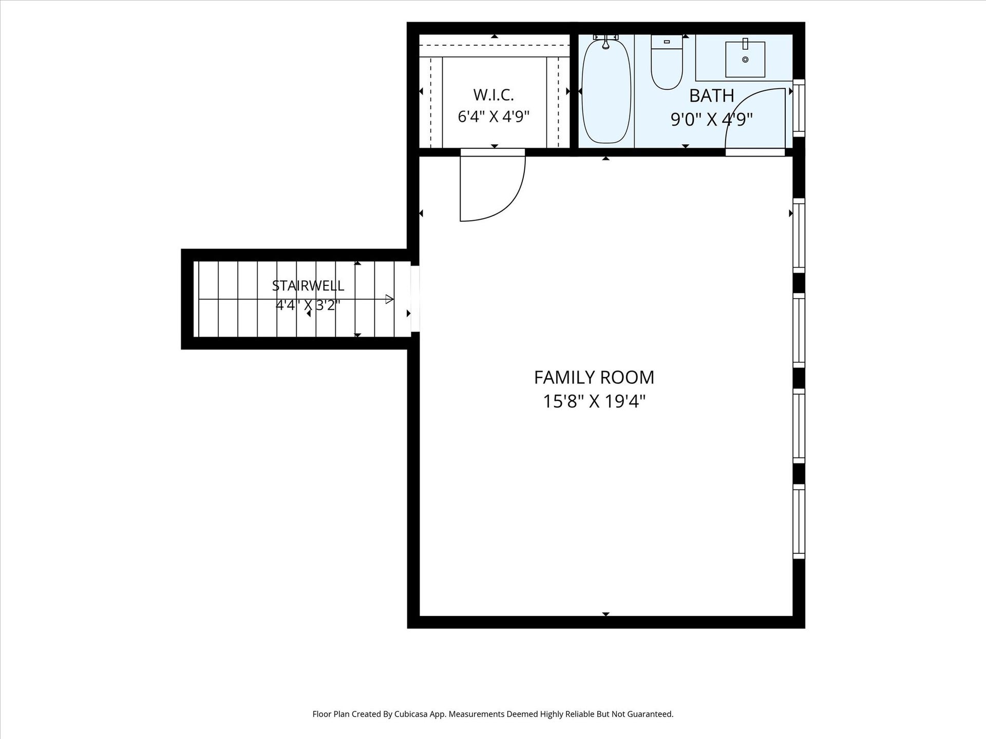 Media room floor plan