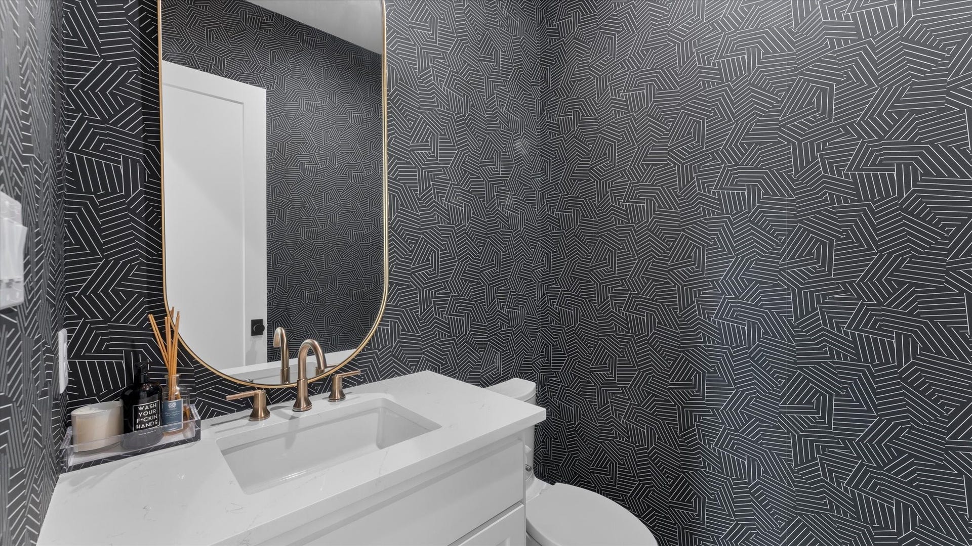 Second floor half bath