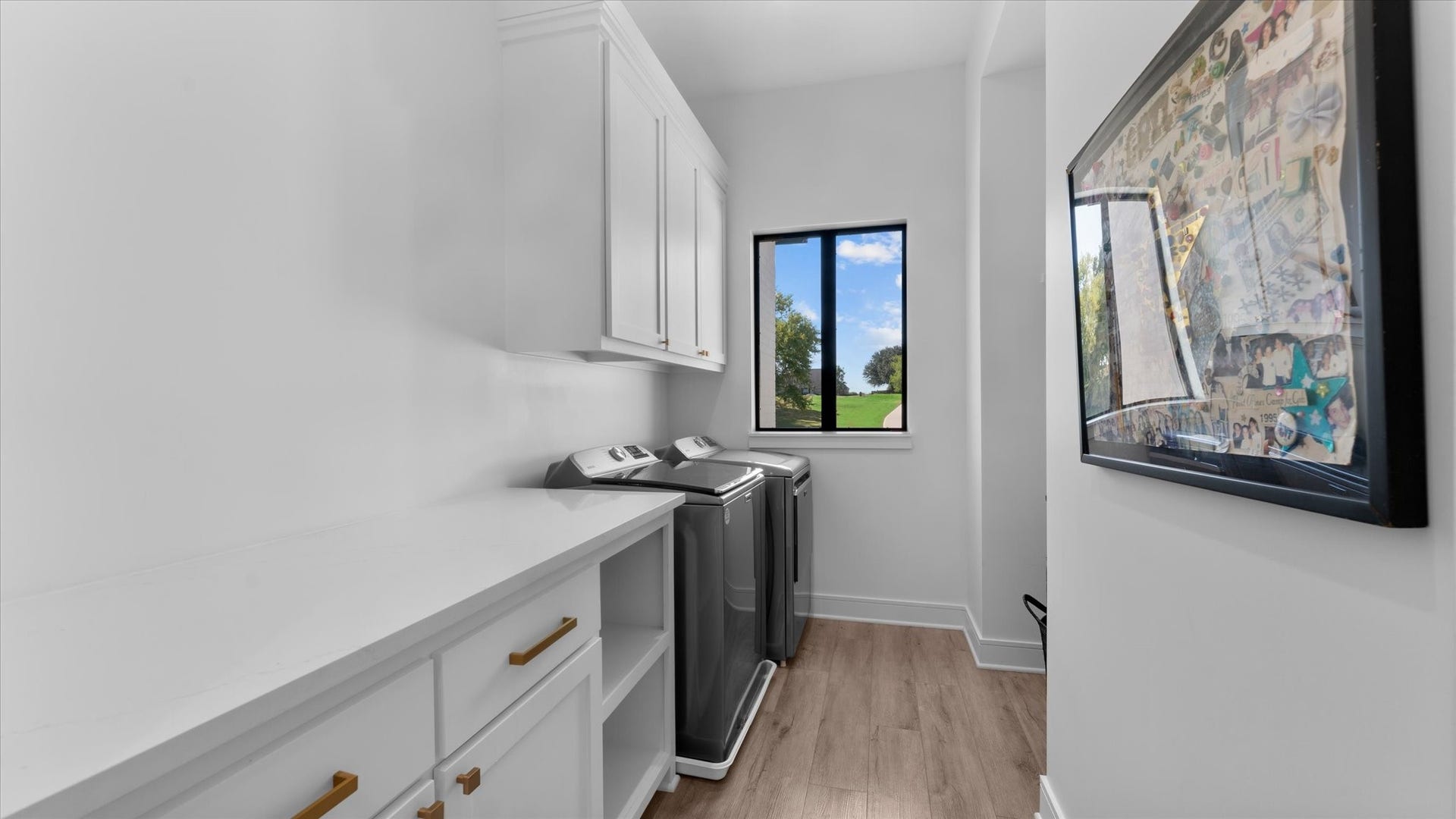 Second floor laundry room