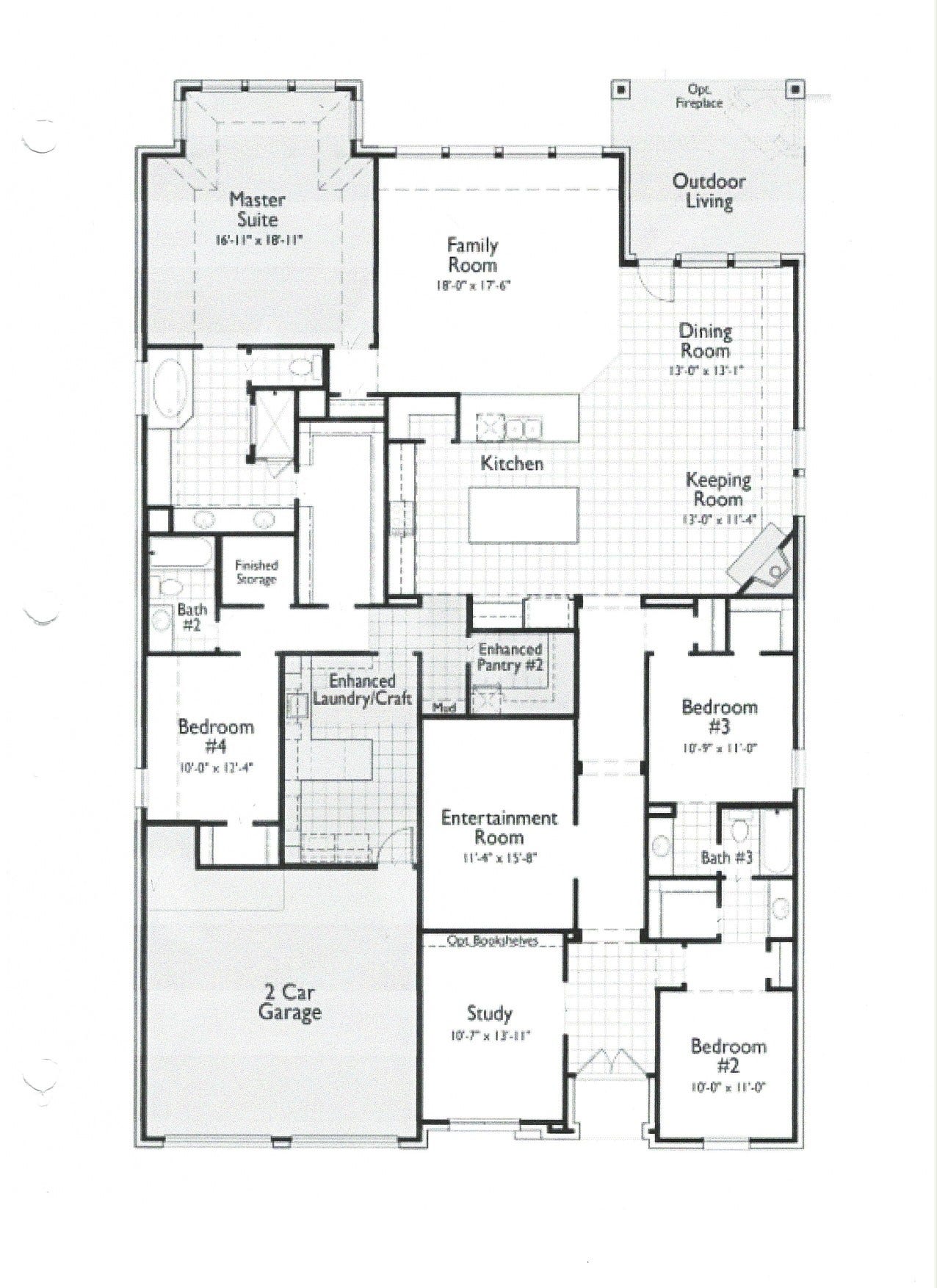 1711 Pleasant Grove Drive, Missouri City, TX 77459 Floor Plan