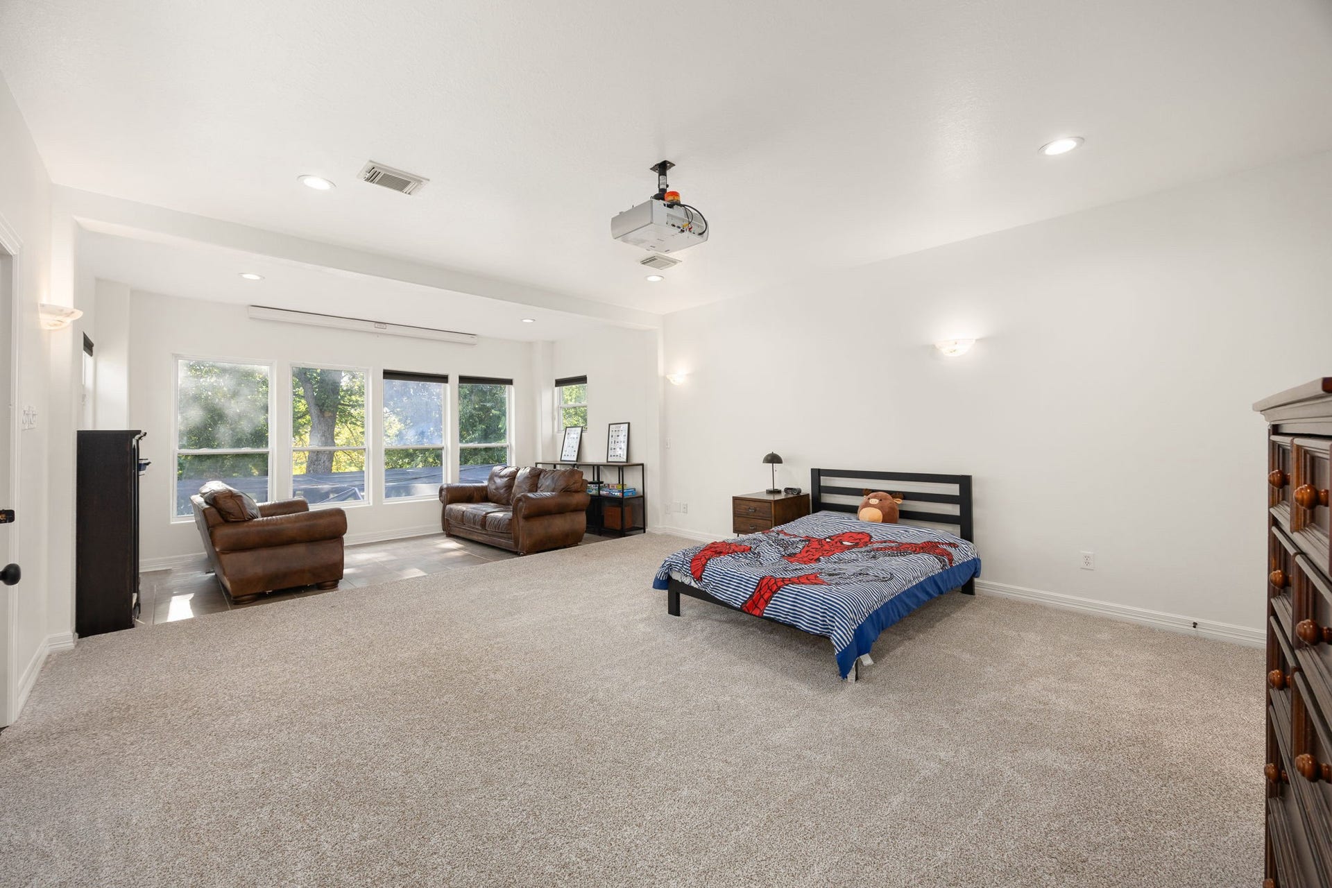 4719 Oxbow Circle W, Fulshear, TX 77441 Large Game Room/Media Room/Additional Bedroom With Closet and Full Bath. Plenty of Flexibility!