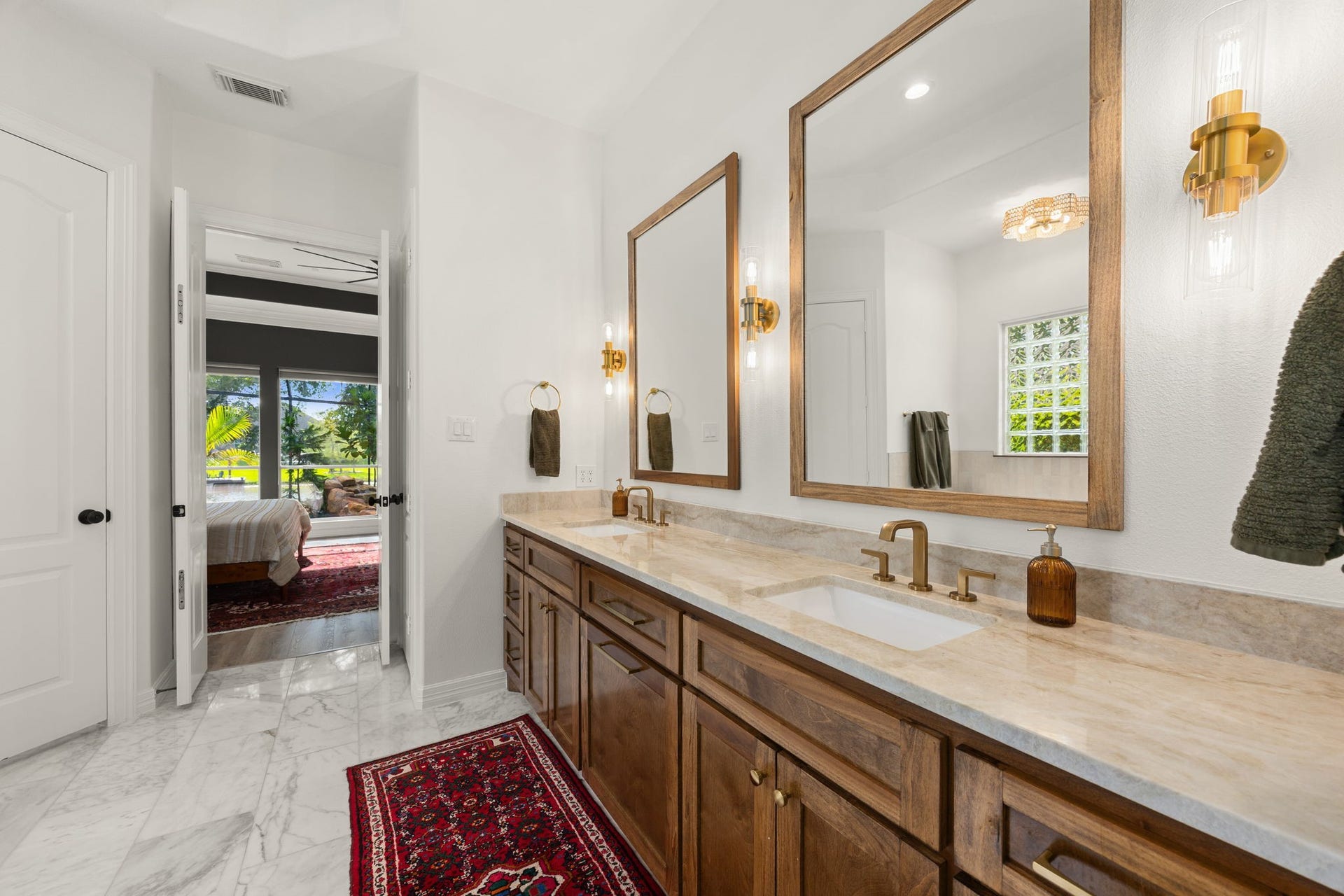 4719 Oxbow Circle W, Fulshear, TX 77441 Updated Primary Bath With His/Her Sinks, Stone Counters