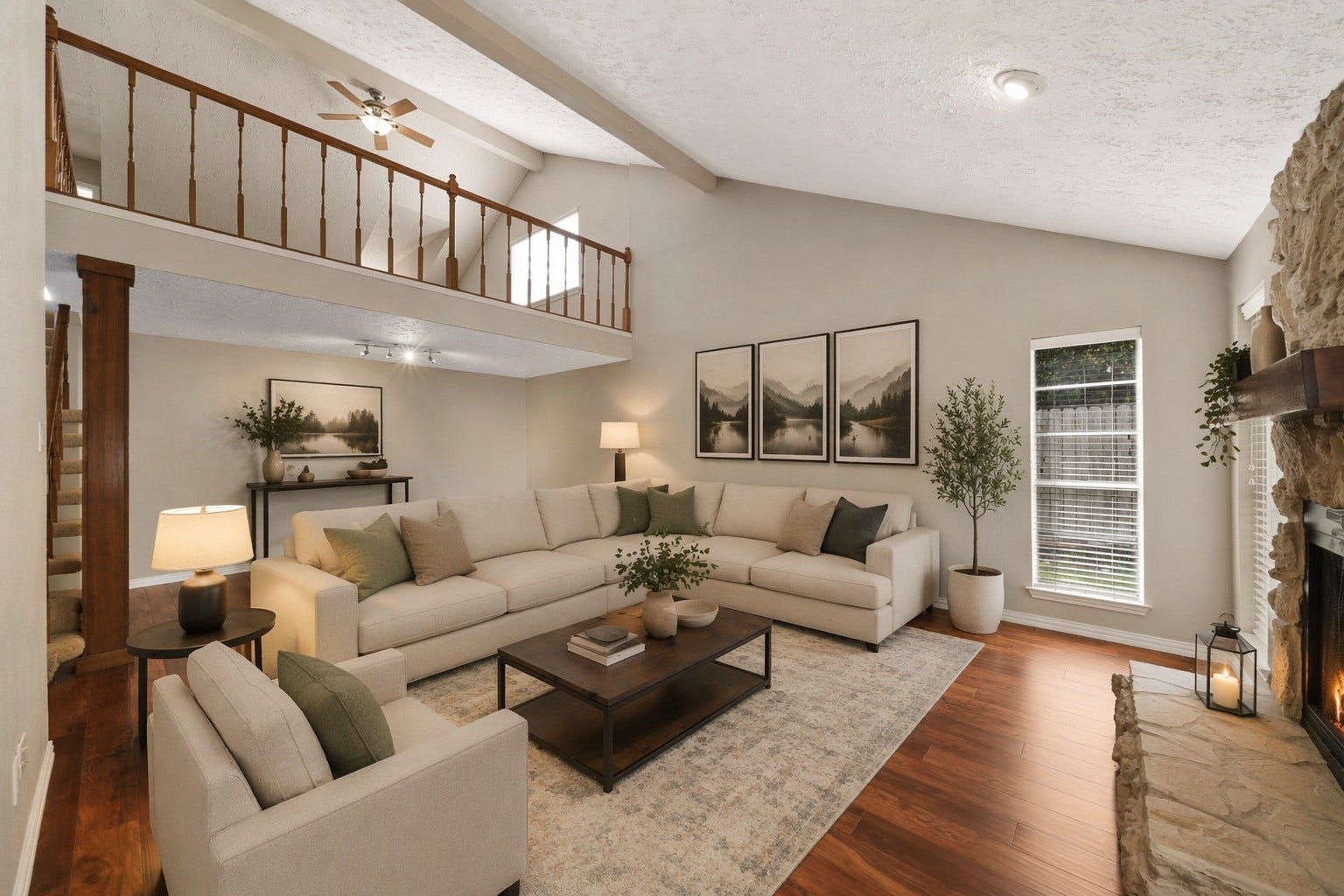 16826 Cobble Ridge Drive, Sugar Land, TX 77498 virtually staged