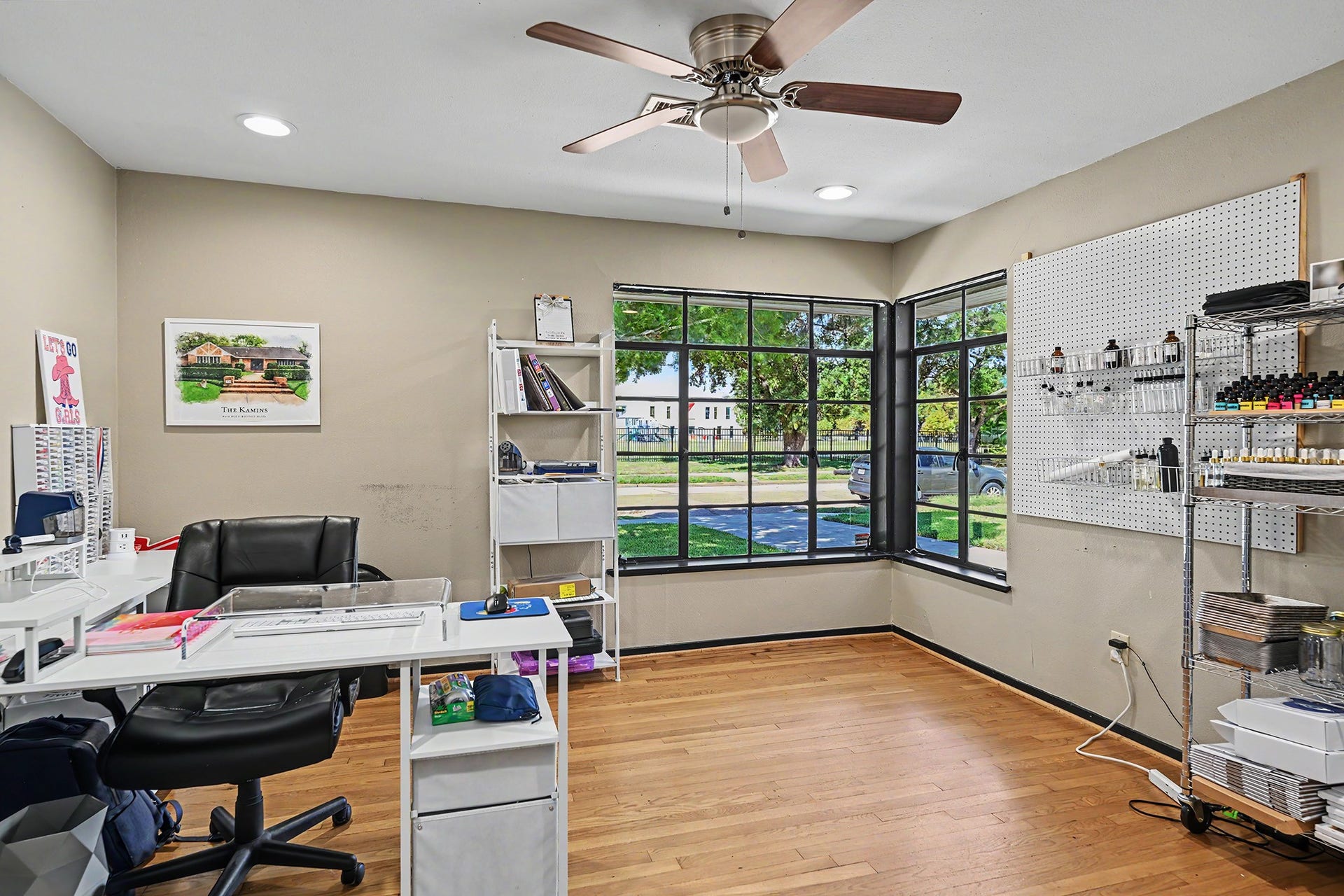 This incredible space is off the kitchen/breakfast room, perfect for playroom or home office.
