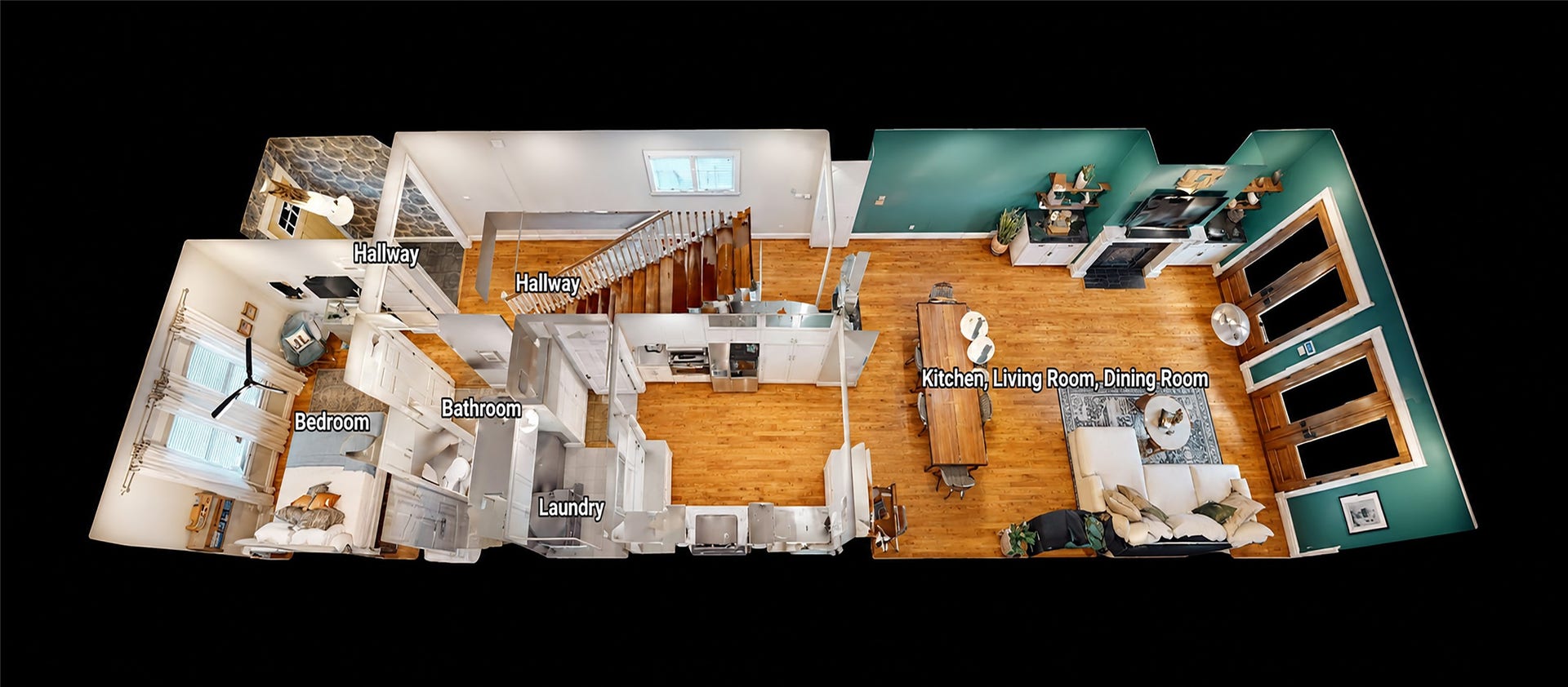 438 W 28th Street, Houston, TX 77008 The first floor offers an easy, open flow between the kitchen, dining and living areas, with a separate bedroom, full bathroom and laundry room for added convenience.