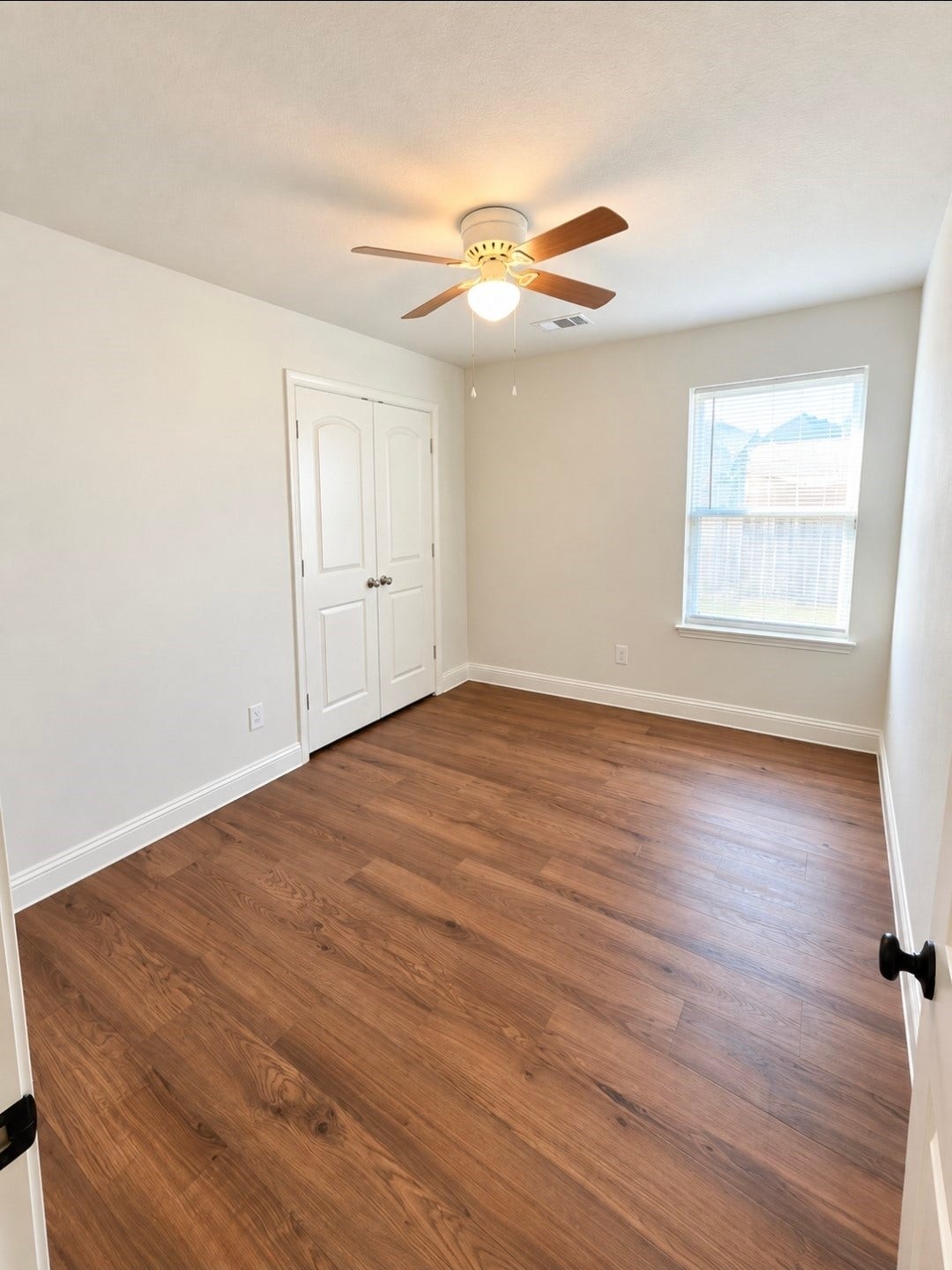 12221 Seacrest Lane, Texas City, TX 77568 Bedroom #3 with brand-new luxury vinyl plank flooring