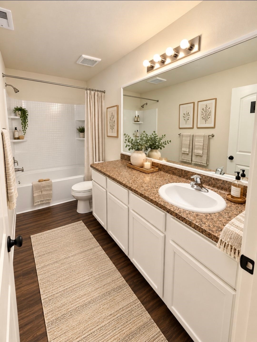 12221 Seacrest Lane, Texas City, TX 77568 Virtually staged to visualise the layout.