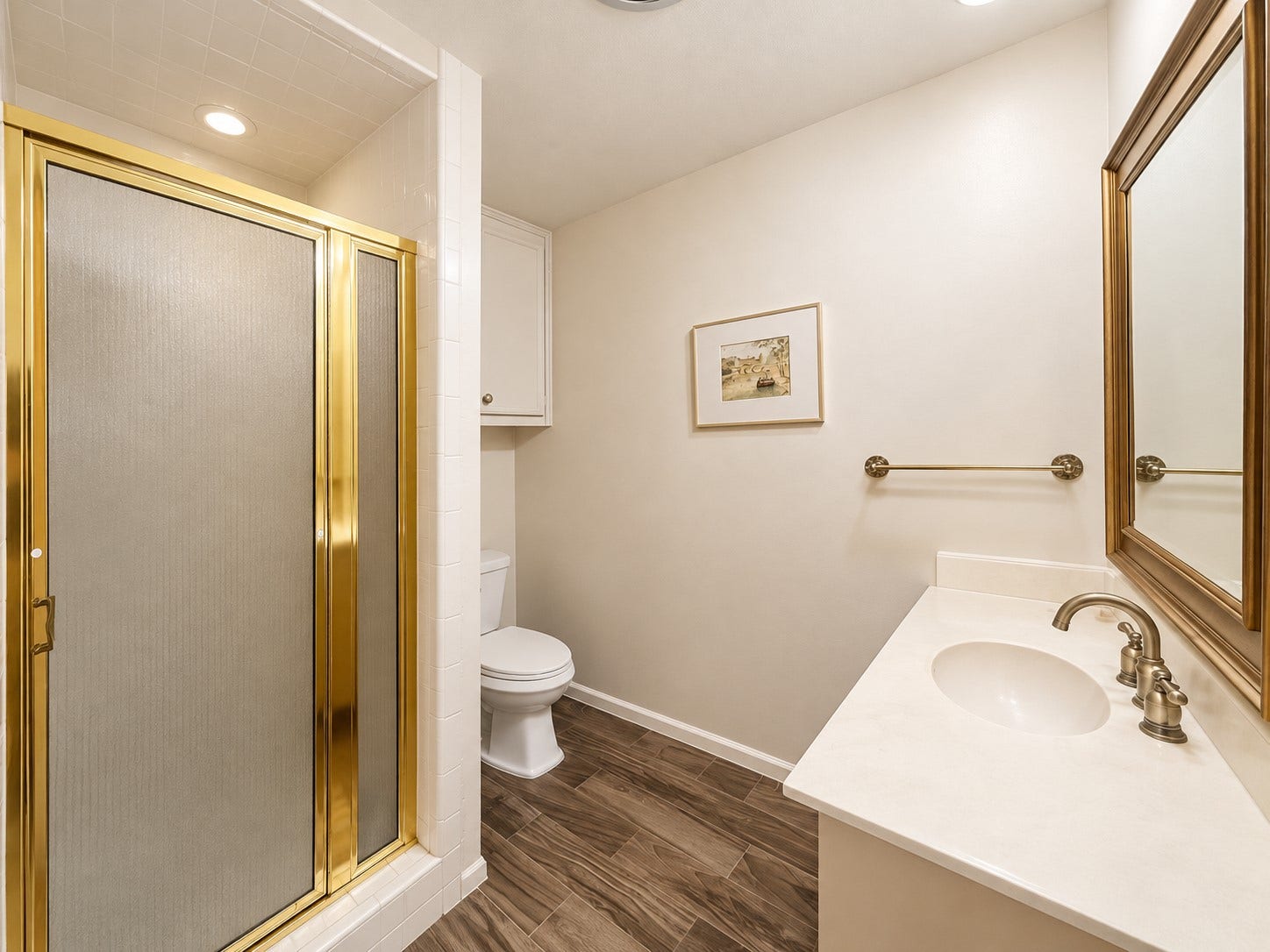 201 Vanderpool Lane, #86, Houston, TX 77024 first floor full bathroom with shower room