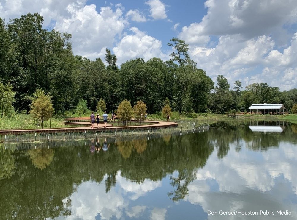 Nestled in the heart of Houston, Memorial Park offers 1,500-acre of urban wilderness.