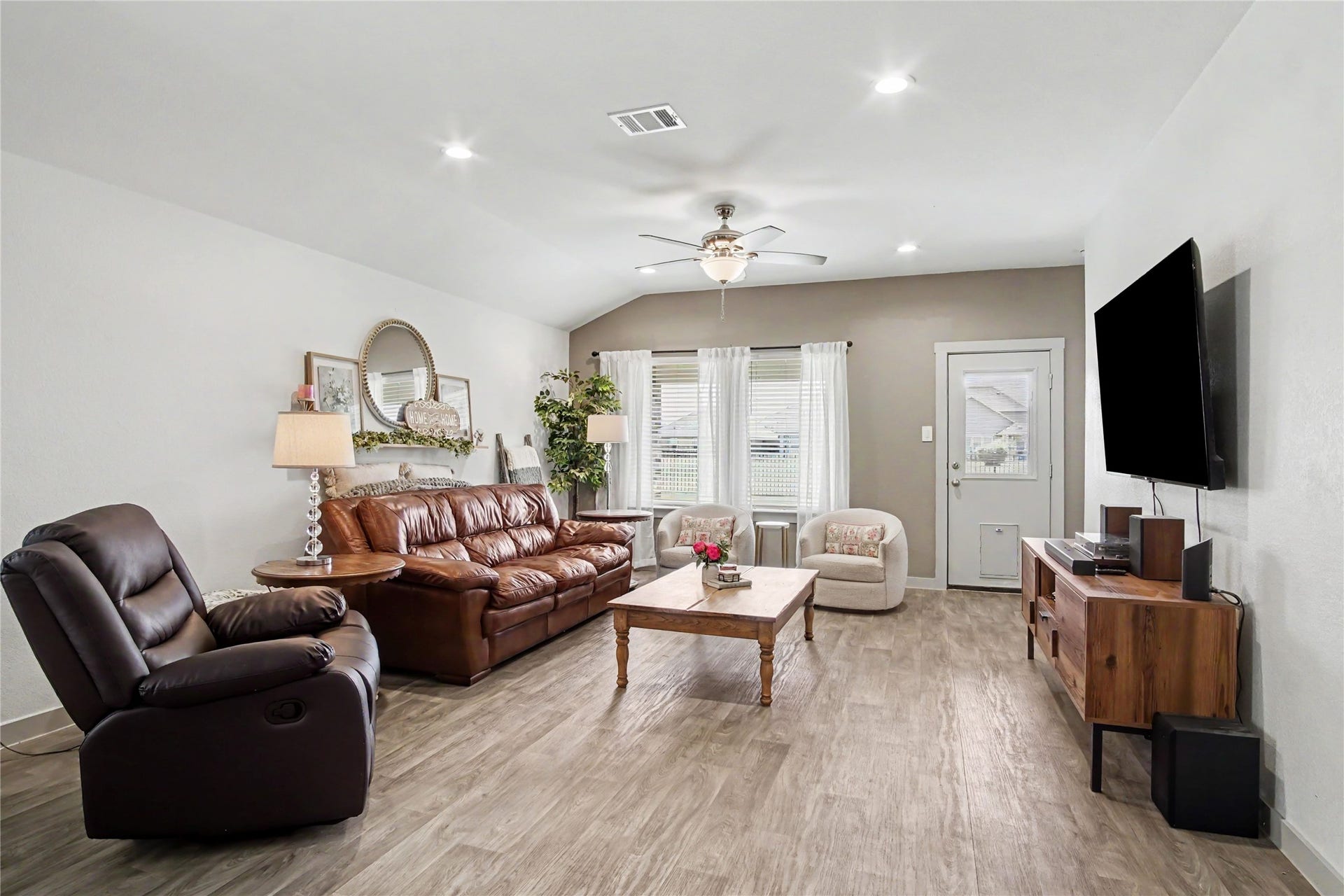 Luxury vinyl flooring is perfect for low-maintenance and modern living.