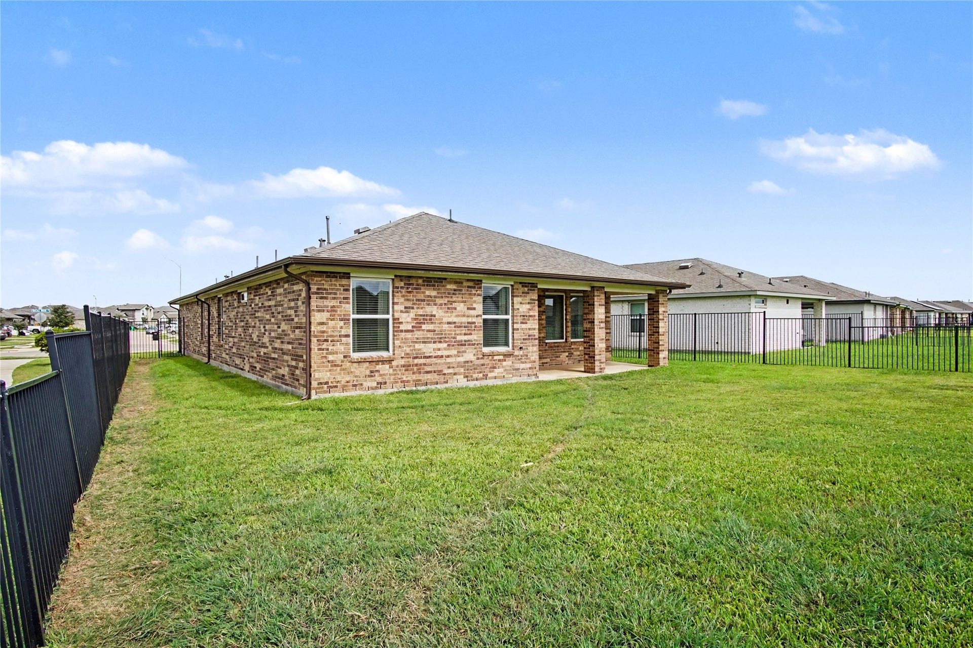 Plenty of space for making this backyard fit your needs!