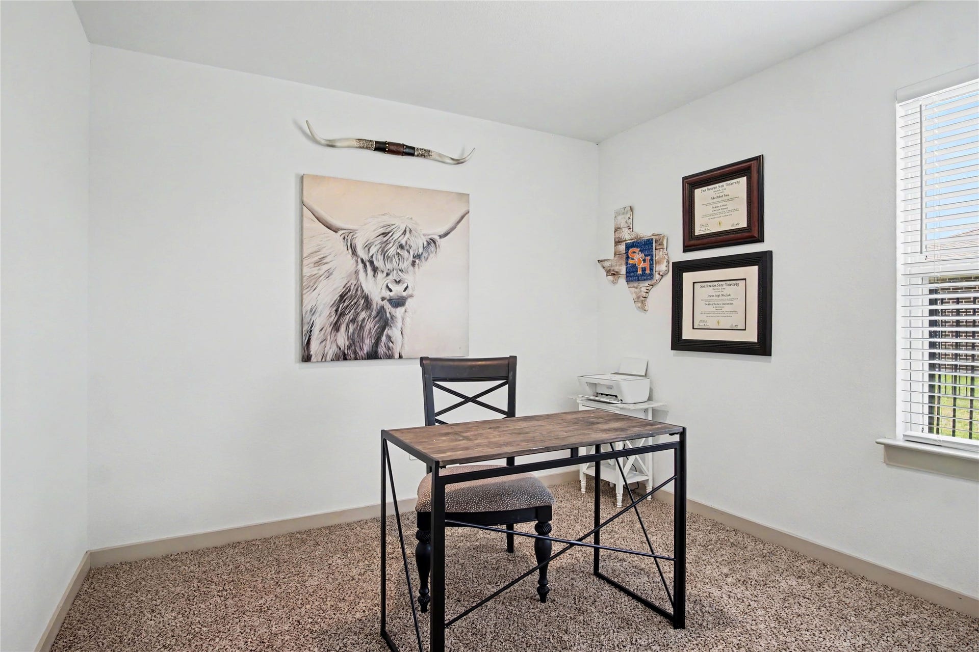 Bedroom #4 is currently used as an office...how will you use this room?  New carpet installed September 2026.