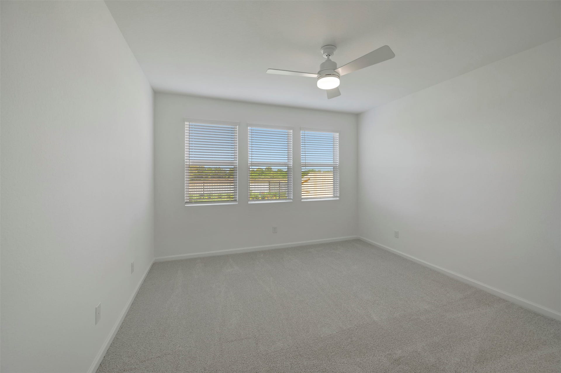 Spacious primary suite
