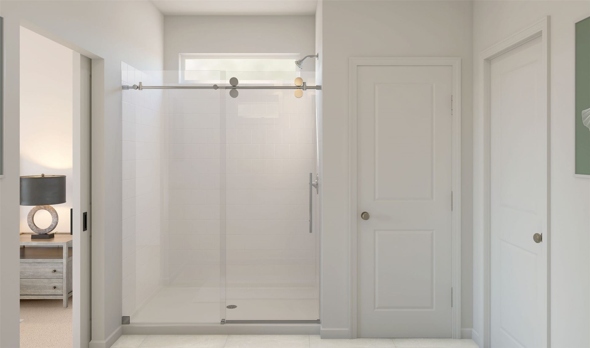 Serene primary bath (*Artist rendering used for illustration purposes only.)