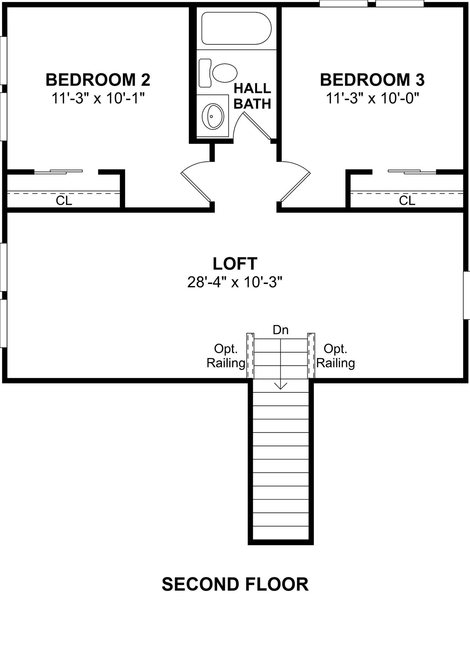 The Scotch Pine floor plan by K. Hovnanian Homes. 2nd Floor shown. *Prices, plans, dimensions, features, specifications, materials, and availability of homes or communities are subject to change without notice or obligation.