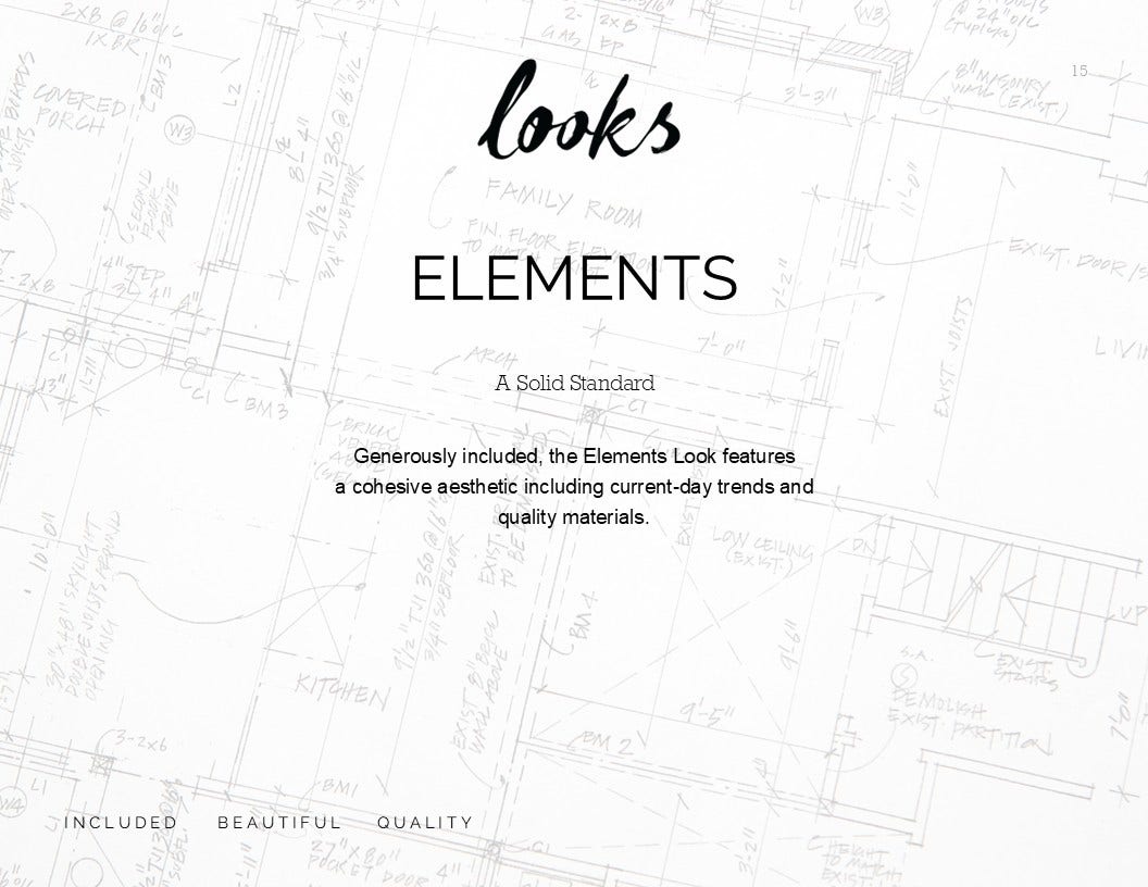 Introducing K. Hovnanian Elements Look!