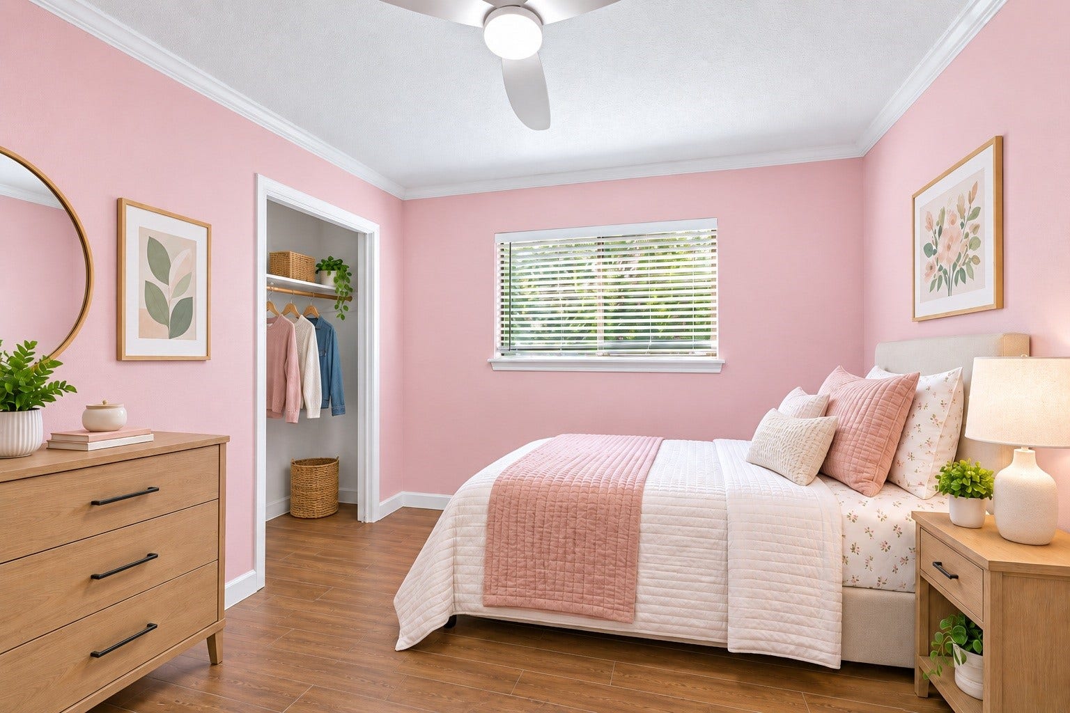 3527 Eula Morgan Road, Katy, TX 77493 A secondary bedroom offers a bright space with a closet, ready for a bedroom, office, or playroom. Virtually staged.