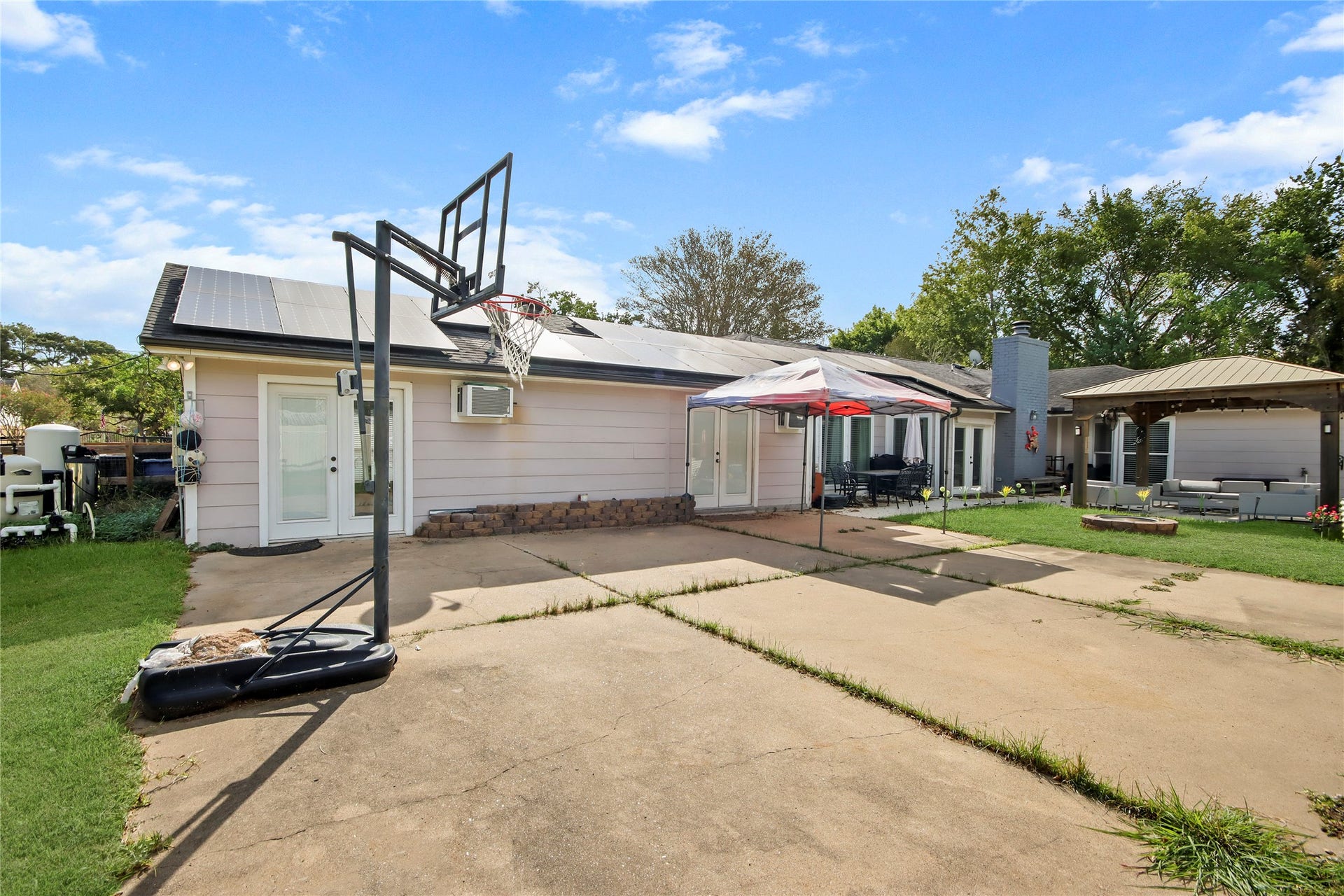 3527 Eula Morgan Road, Katy, TX 77493 A private basketball court gives this home even more room to play and stay active outdoors.