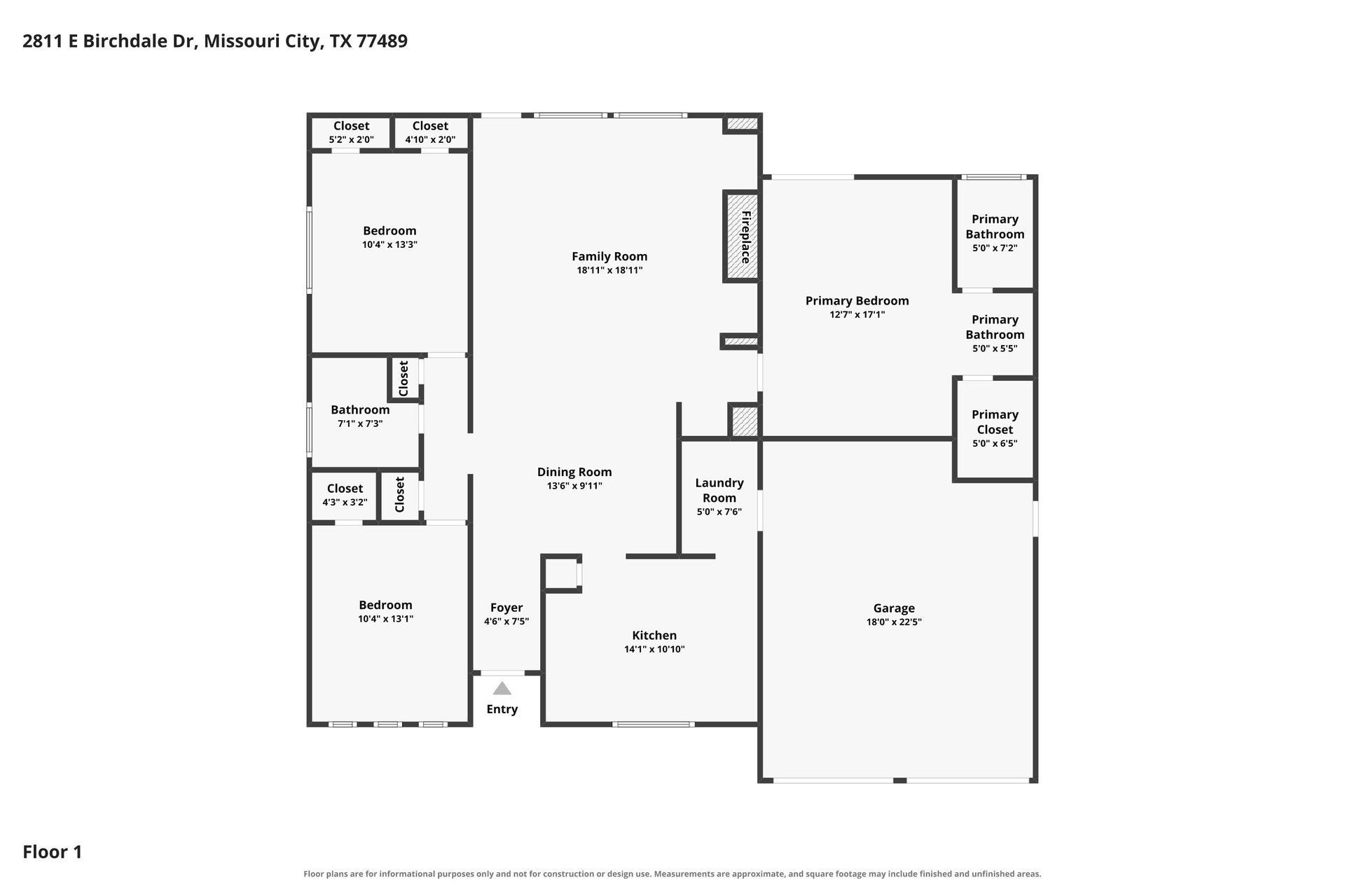 2811 E Birchdale Drive, Missouri City, TX 77489